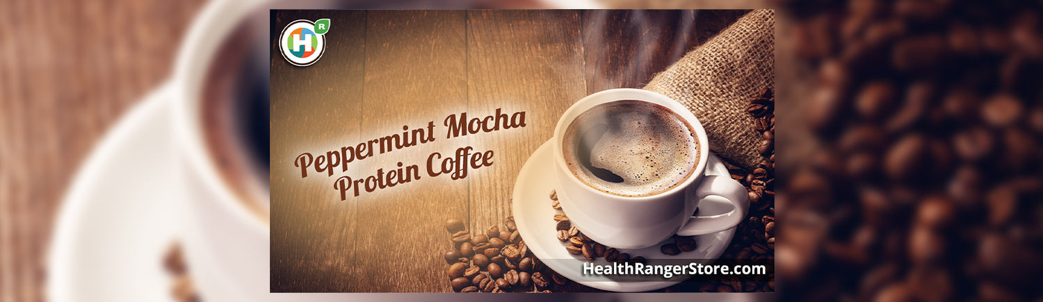 Peppermint mocha protein coffee