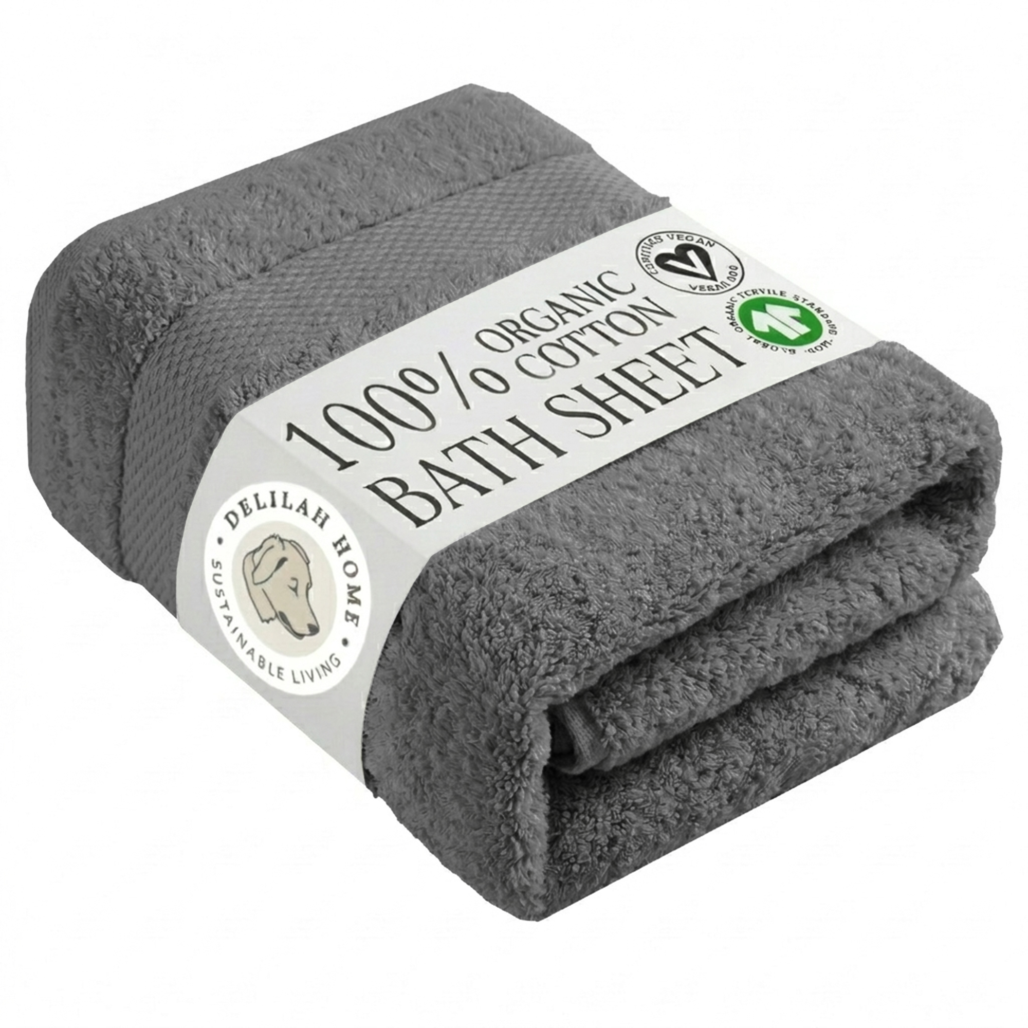 100% Organic Cotton Bath Towels Collection