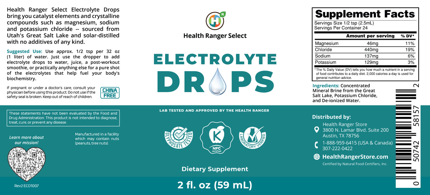 Electrolyte Drops 2 fl oz (59ml)