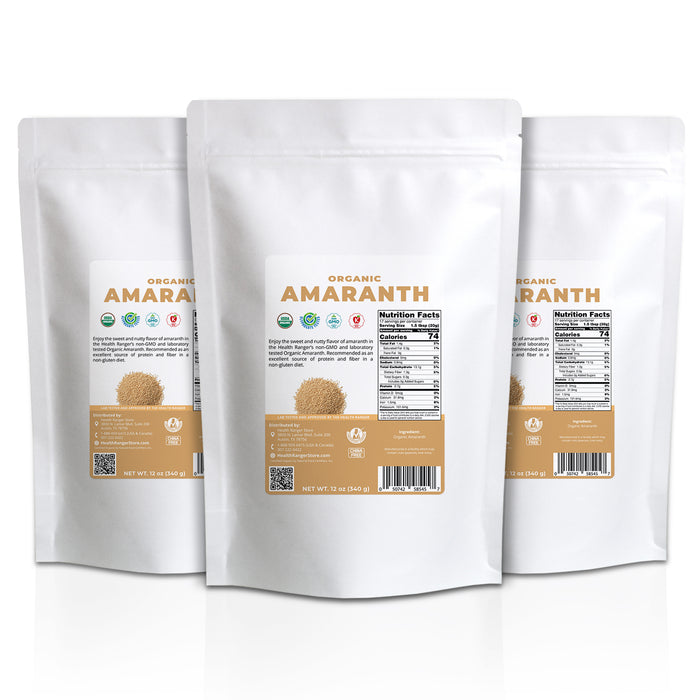 Organic Amaranth 12 oz (340g) (3-Pack)