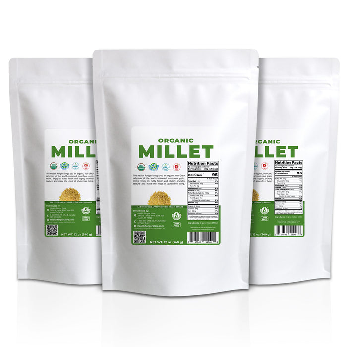 Organic Millet 12 oz (340 g) (3-Pack)