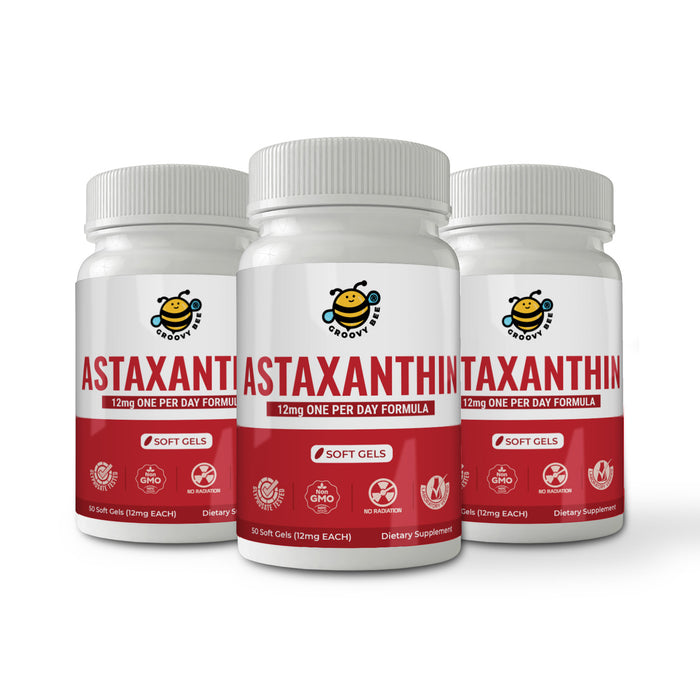 Astaxanthin 50 Softgels 12mg (3-Pack)