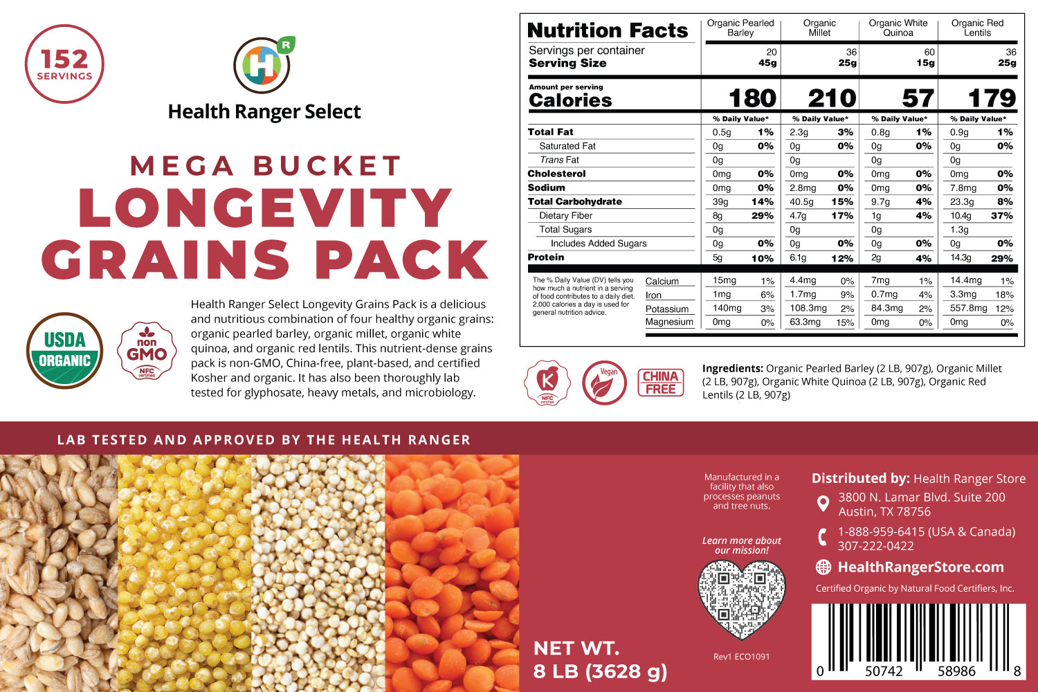 Longevity Grains Pack