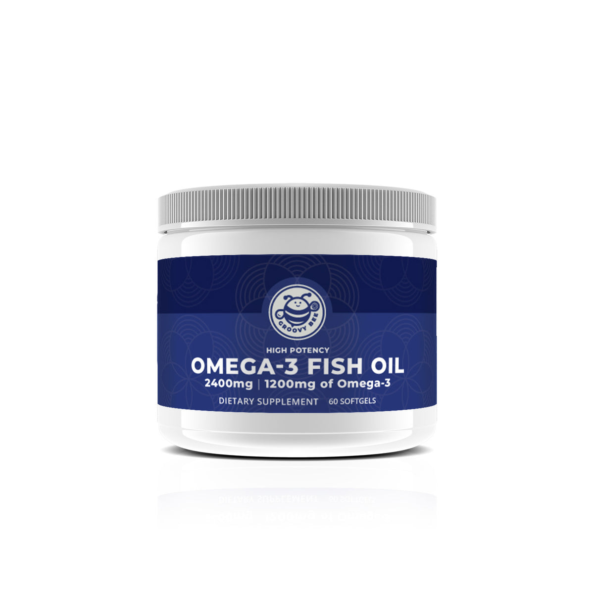 High Potency Omega-3 Fish Oil 2400mg | 1200mg of Omega 3 (60 Softgels)