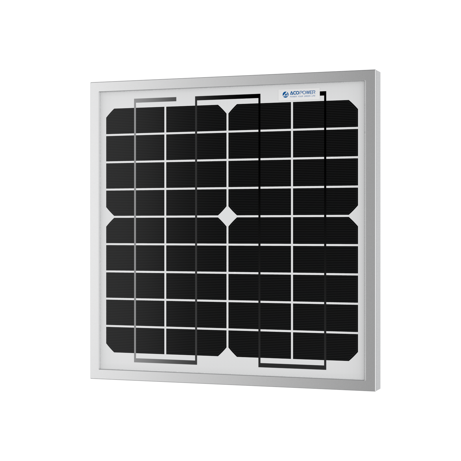10 Watt 12 Volt Monocrystalline Solar Panel