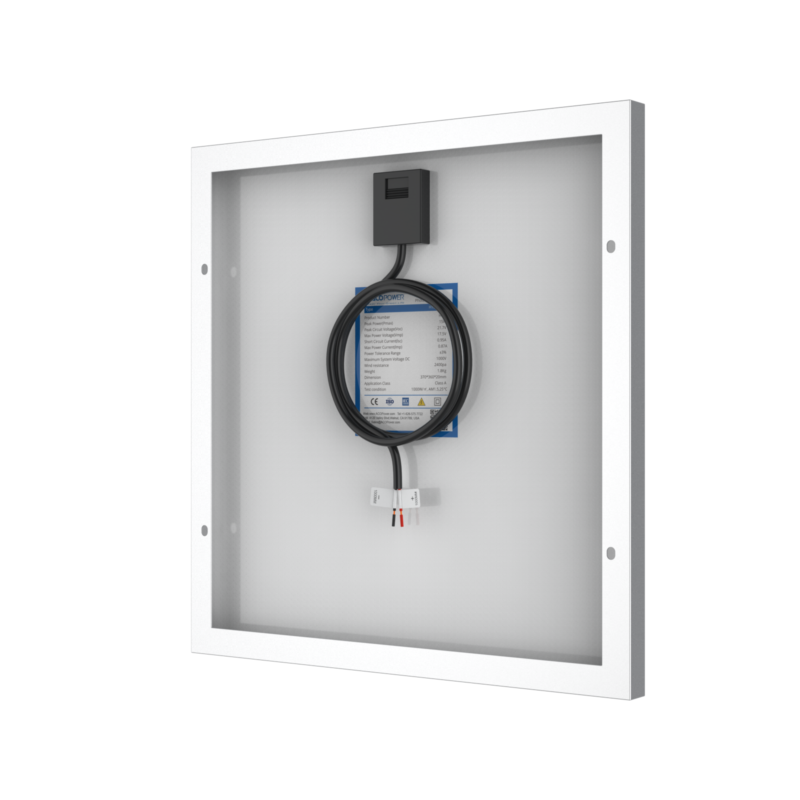 15 Watt 12 Volt Polycrystalline Solar Panel