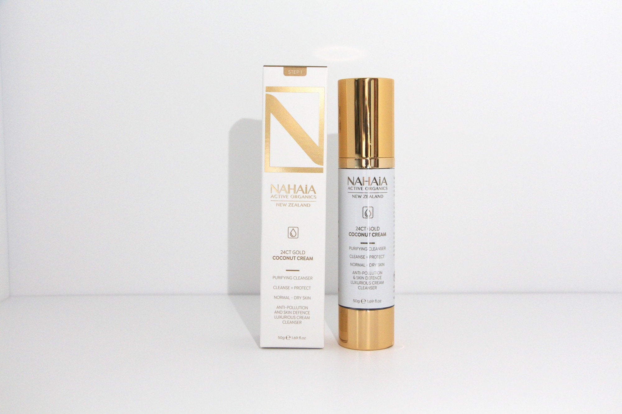 24CT GOLD COCONUT CREAM PURIFYING CLEANSER