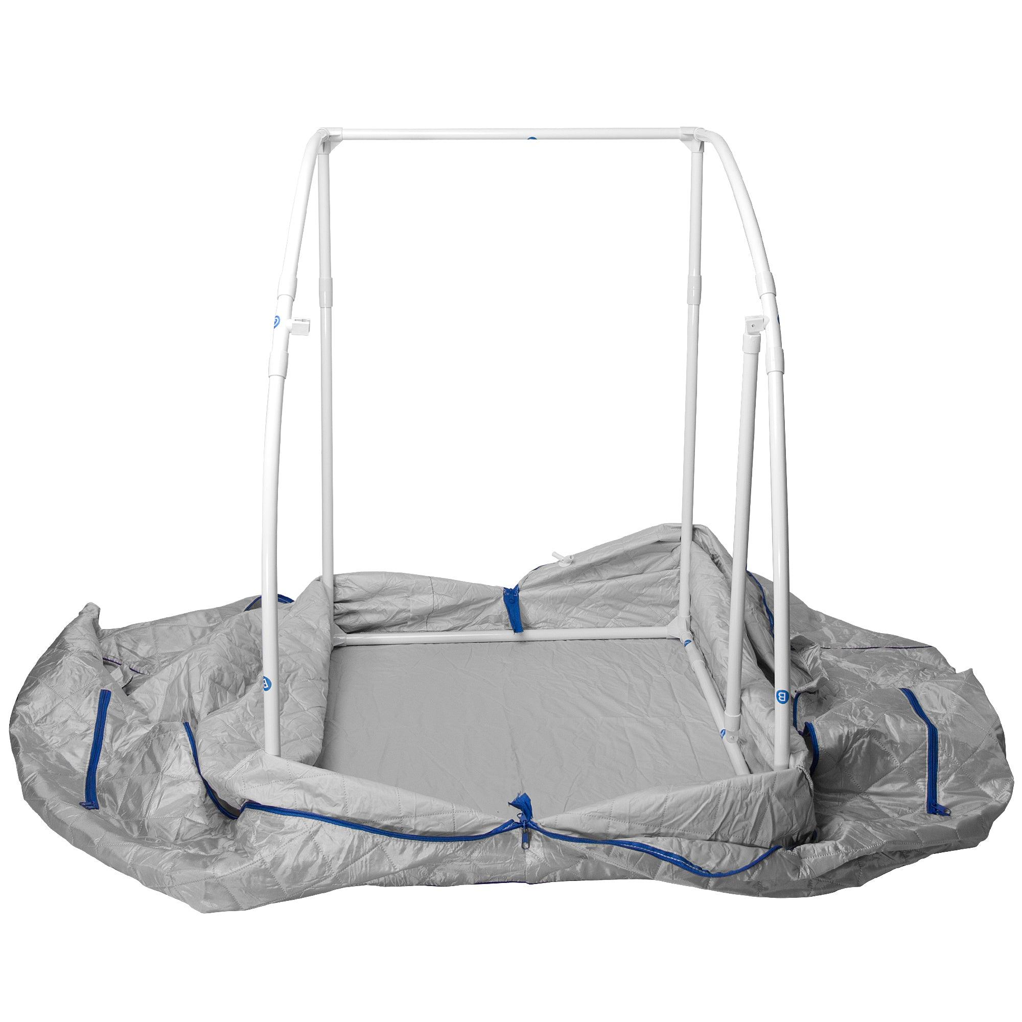 Lightweight Personal Steam Sauna for Weight Loss, Detox & Relaxation, 60 Minute Timer - Blue