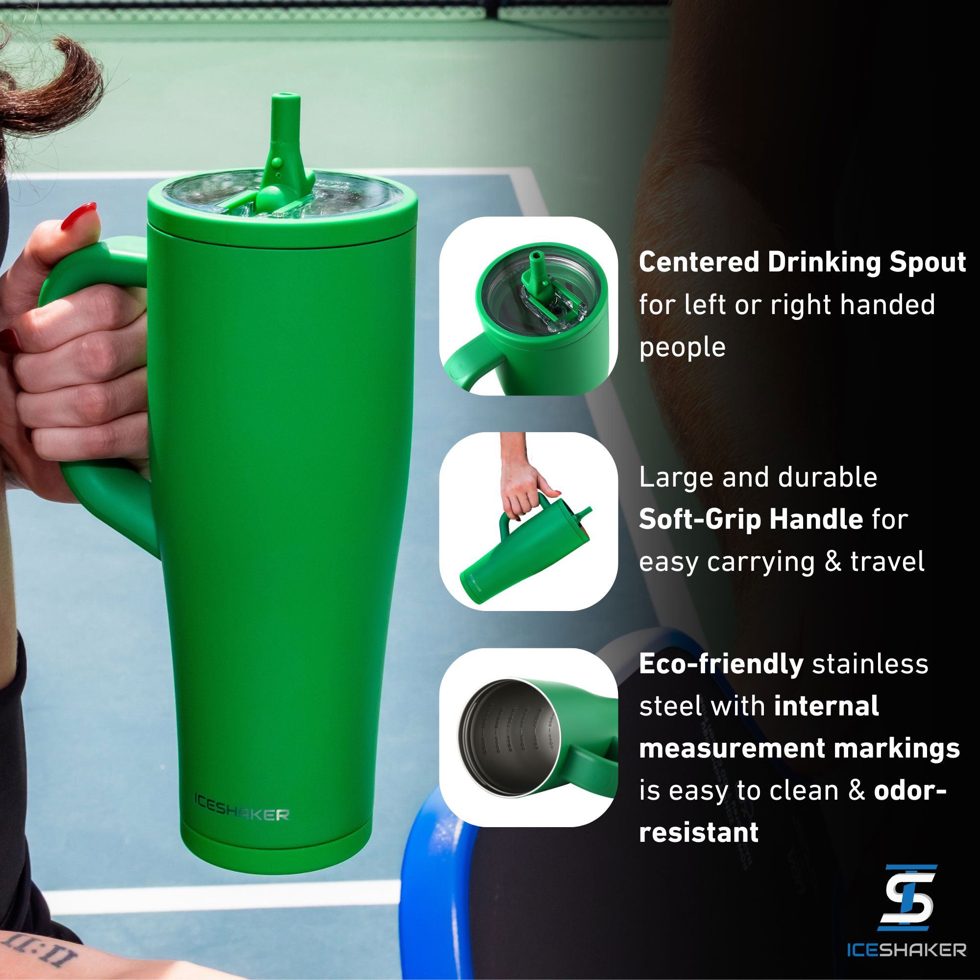 Ice Shaker Legend Series Stainless Steel Shaker Bottles