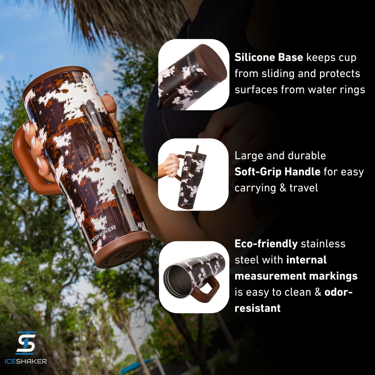 Ice Shaker Legend Series Stainless Steel Shaker Bottles