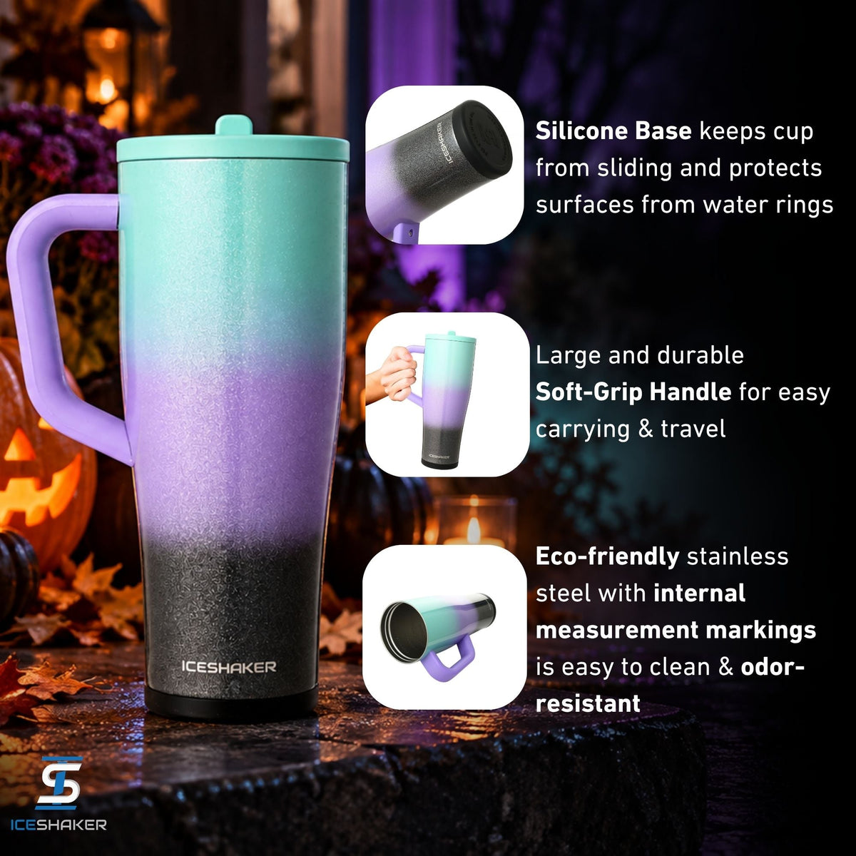 Ice Shaker Legend Series Stainless Steel Shaker Bottles