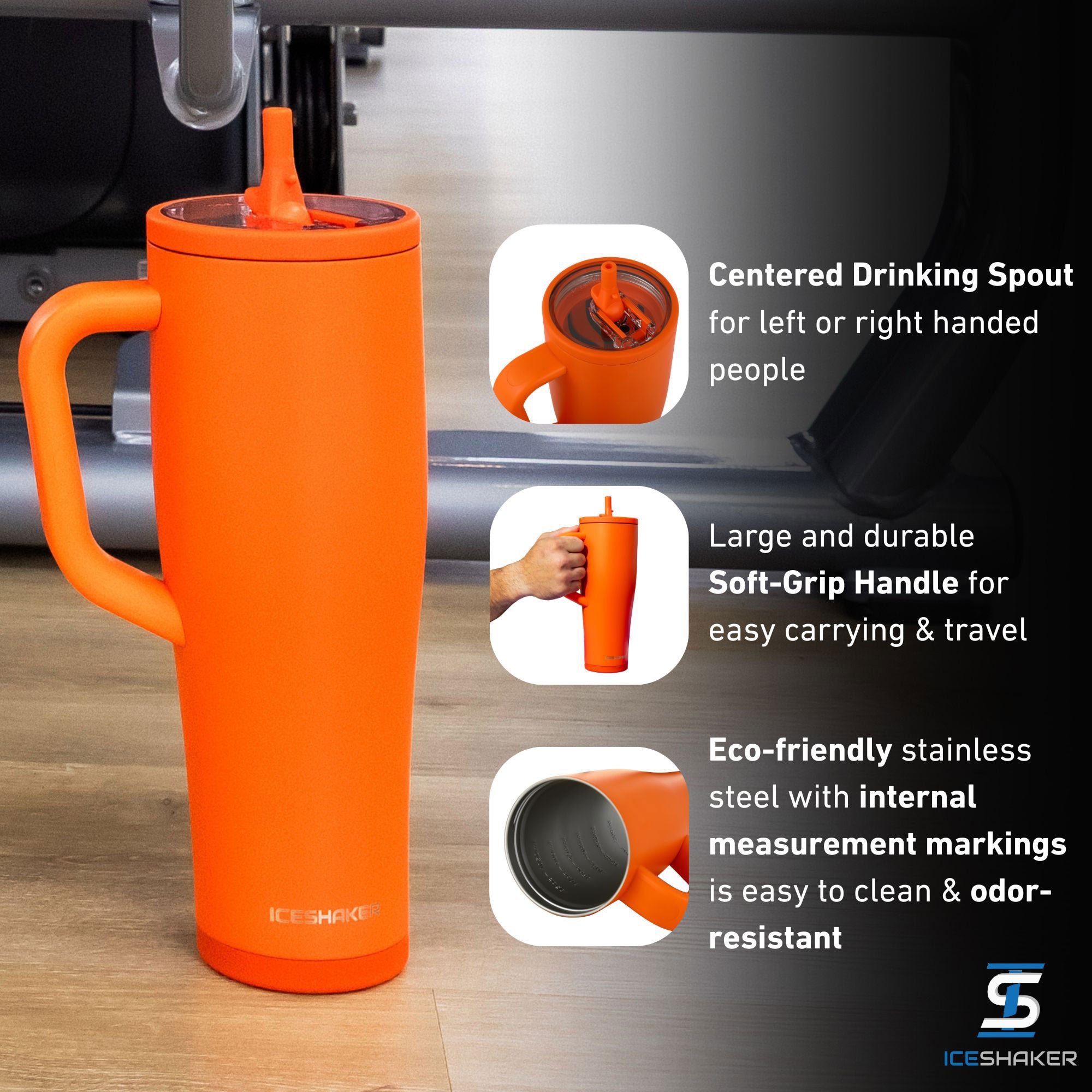Ice Shaker Legend Series Stainless Steel Shaker Bottles