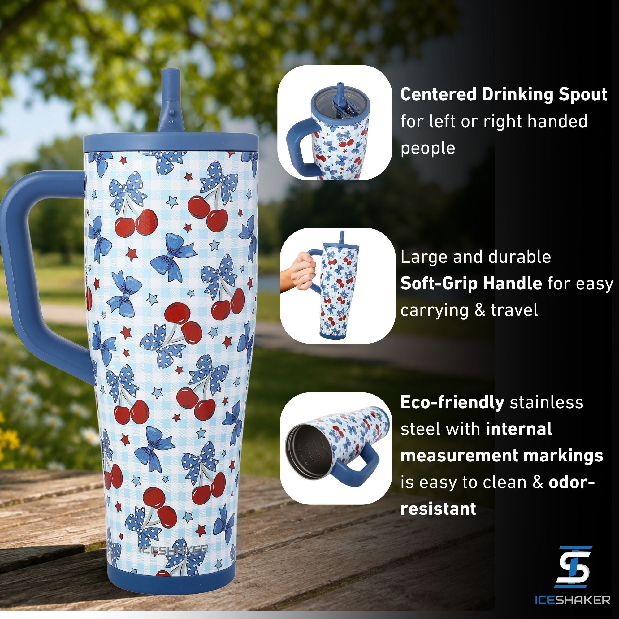 Ice Shaker Legend Series Stainless Steel Shaker Bottles