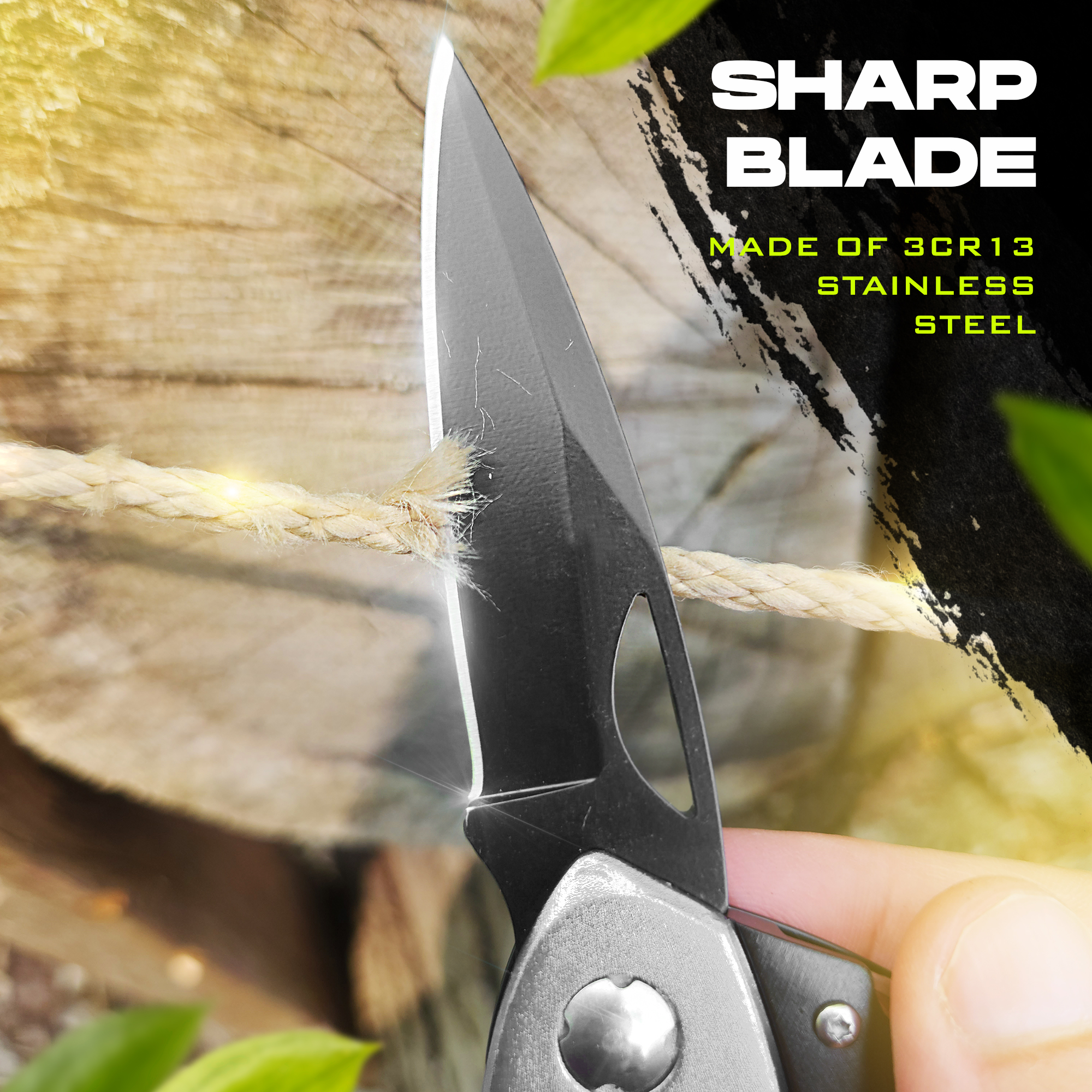 2-Pack Carabiner Knives