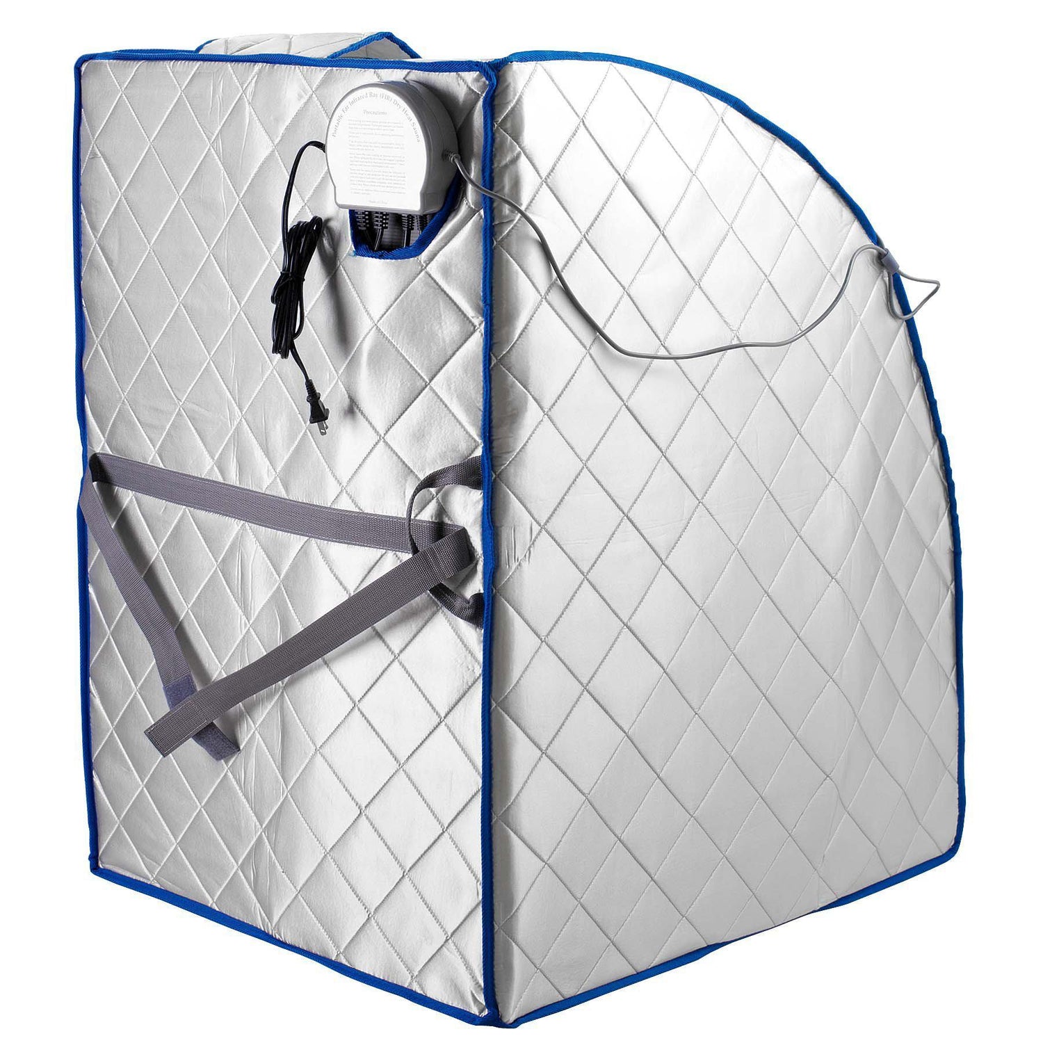 Infrared Heated Personal Sauna with Heating Foot Pad and Chair