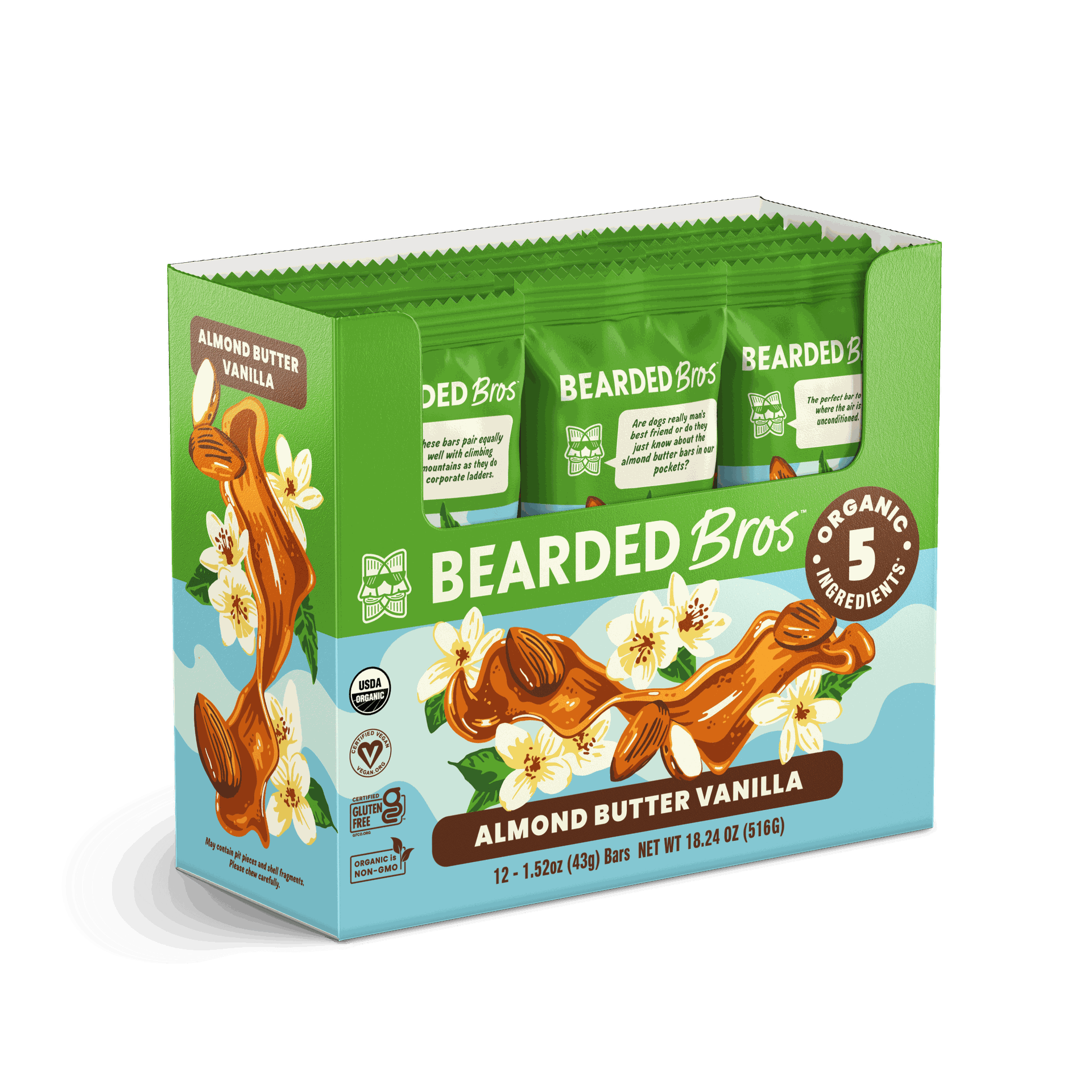 Astonishing Almond Butter Vanilla Energy Bar (12-Pack)