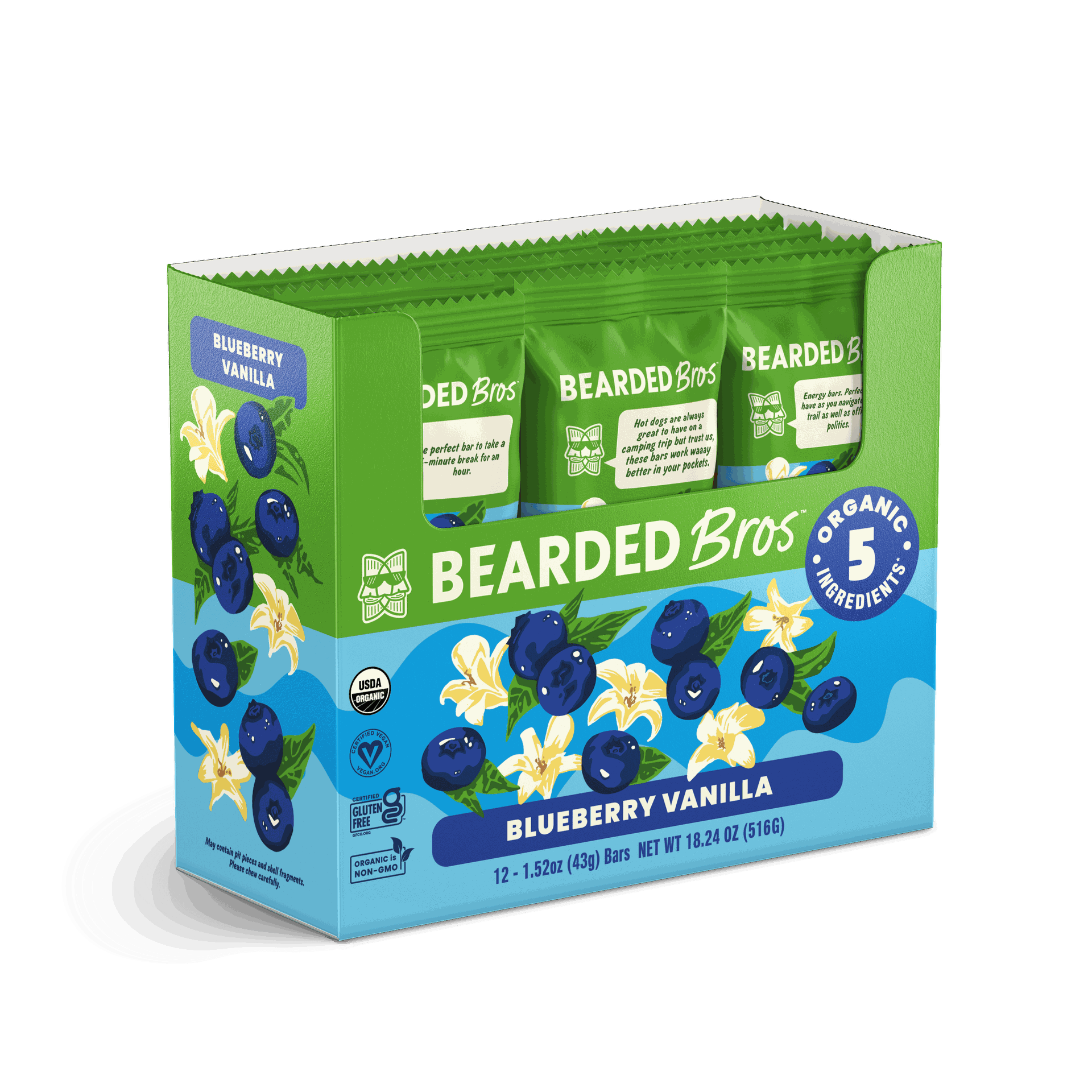 Bodacious Blueberry Energy Bars (12 Pack)