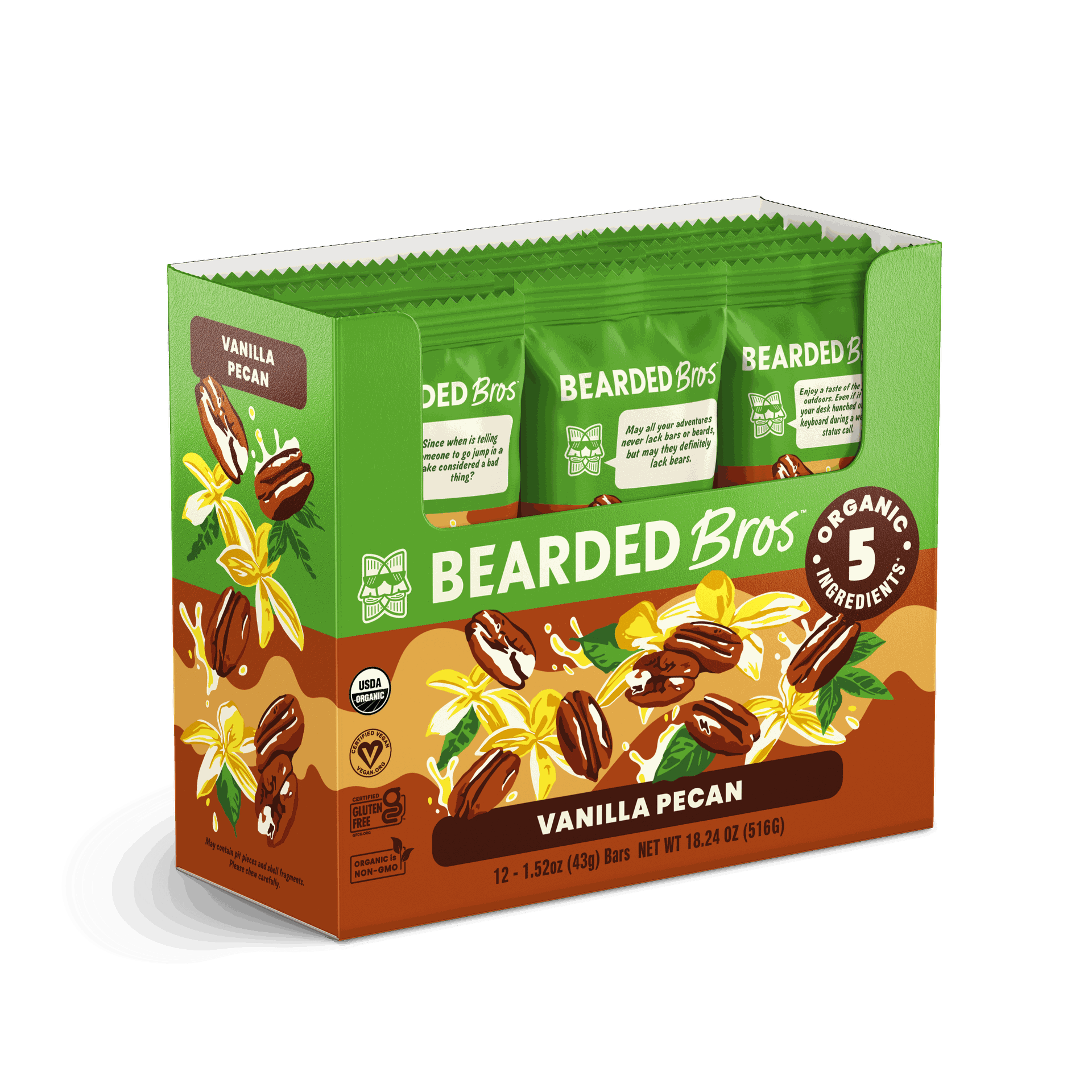 Lone Star Vanilla Pecan Energy Bars (12 Pack)