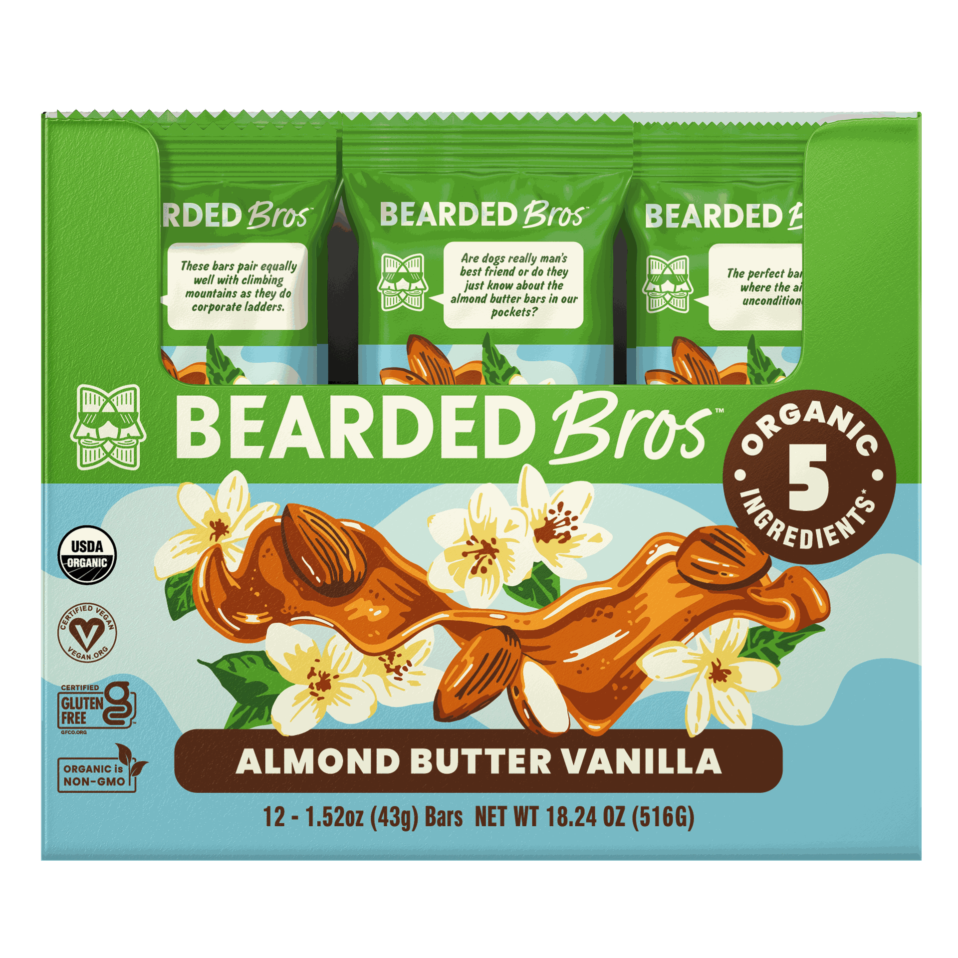 Astonishing Almond Butter Vanilla Energy Bar (12-Pack)