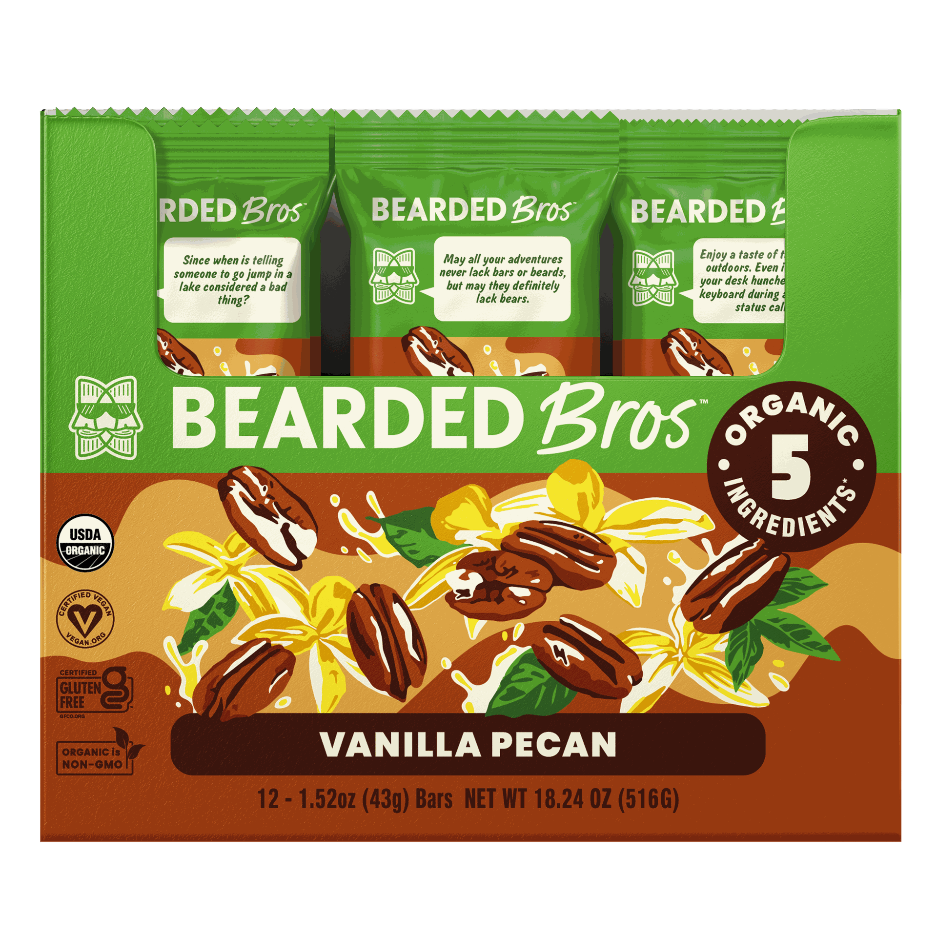 Lone Star Vanilla Pecan Energy Bars (12 Pack)