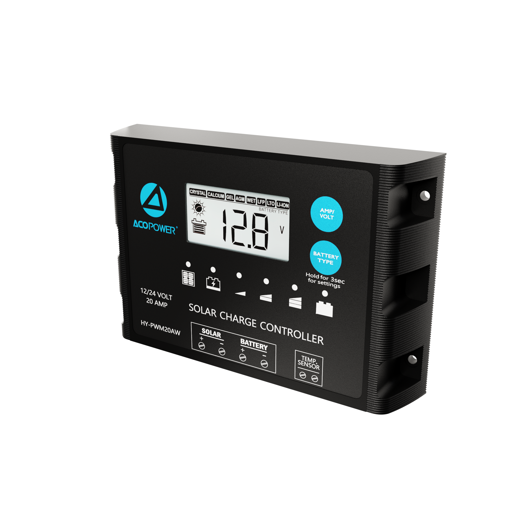 ProteusX 20A PWM Solar Charge Controller