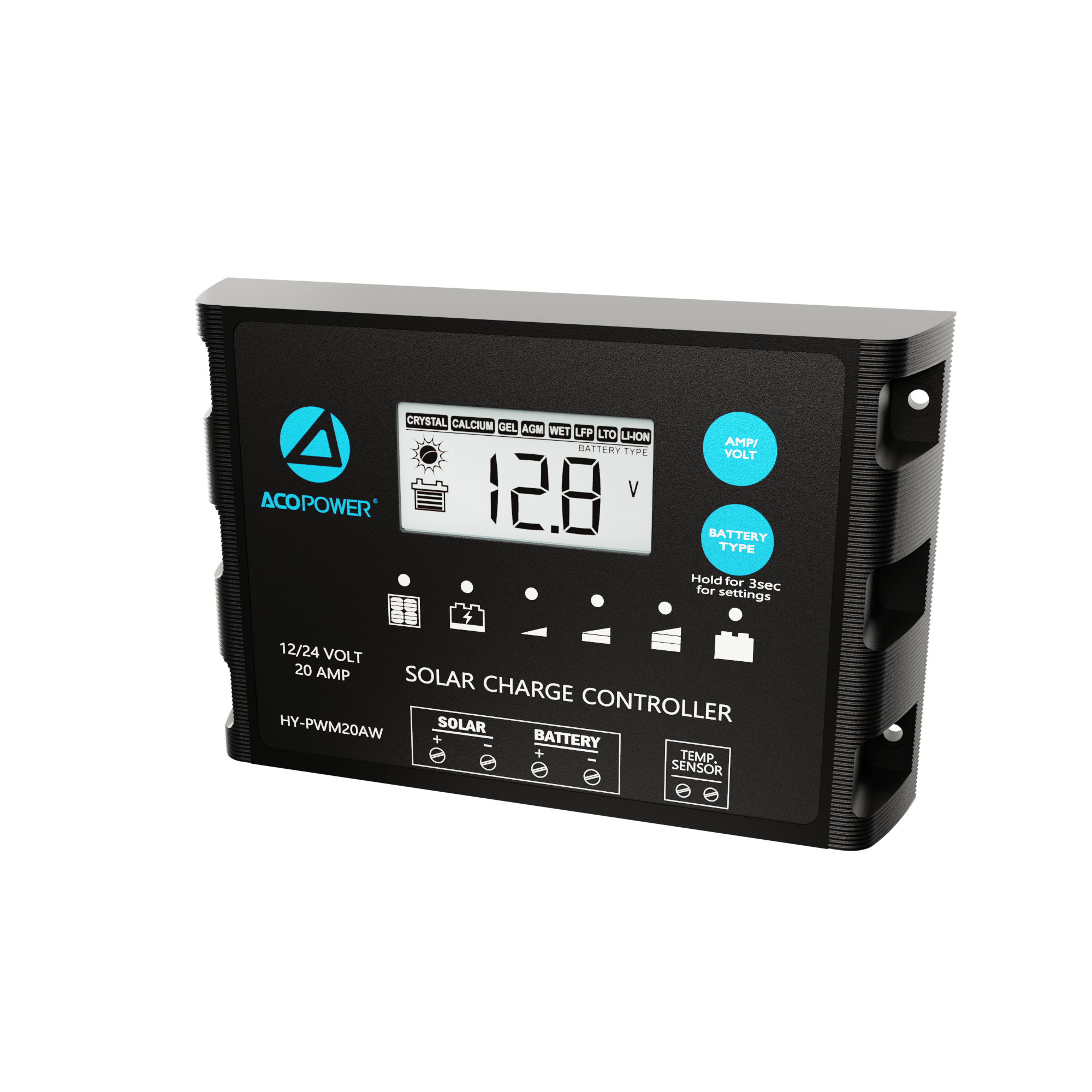 ProteusX 20A PWM Solar Charge Controller