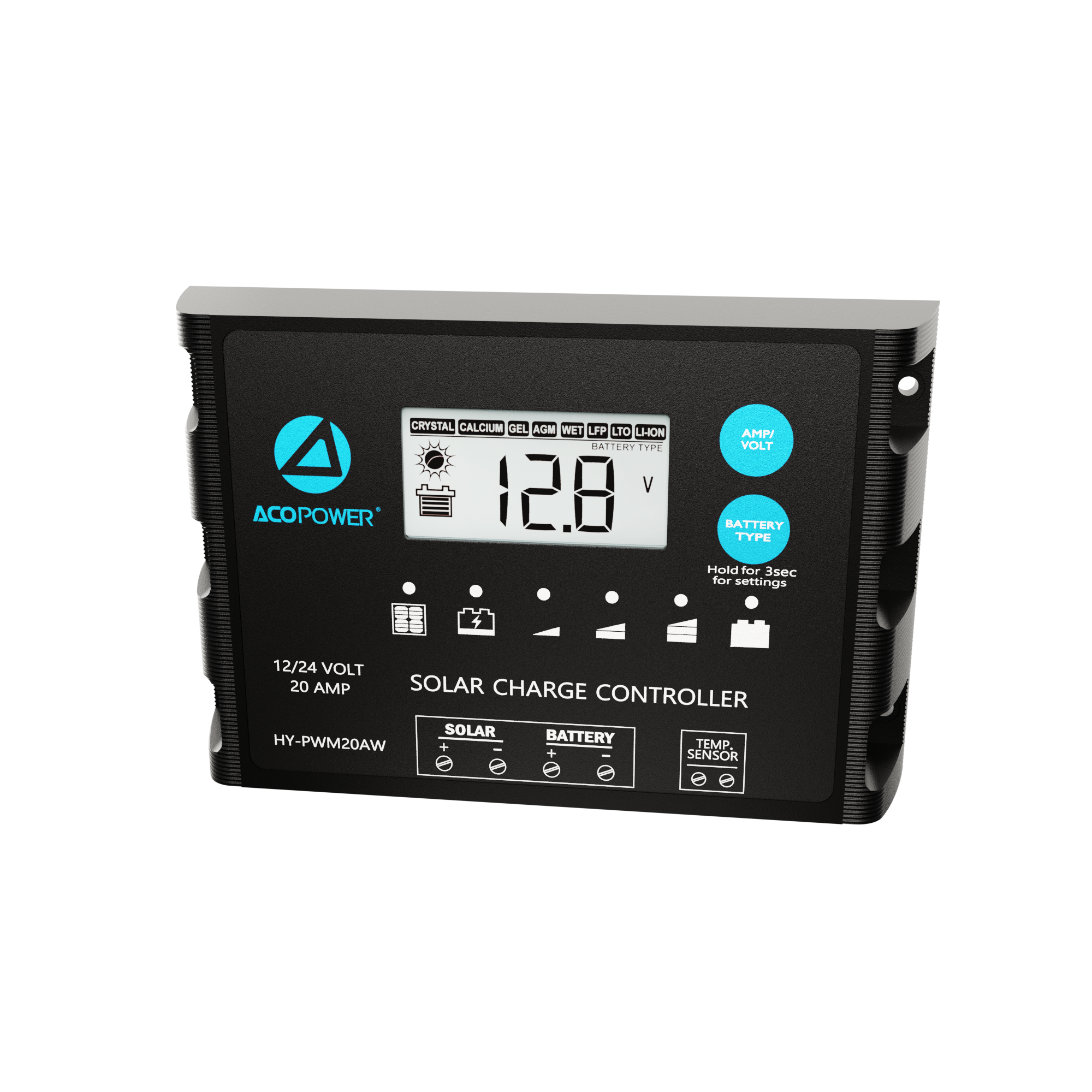 ProteusX 20A PWM Solar Charge Controller