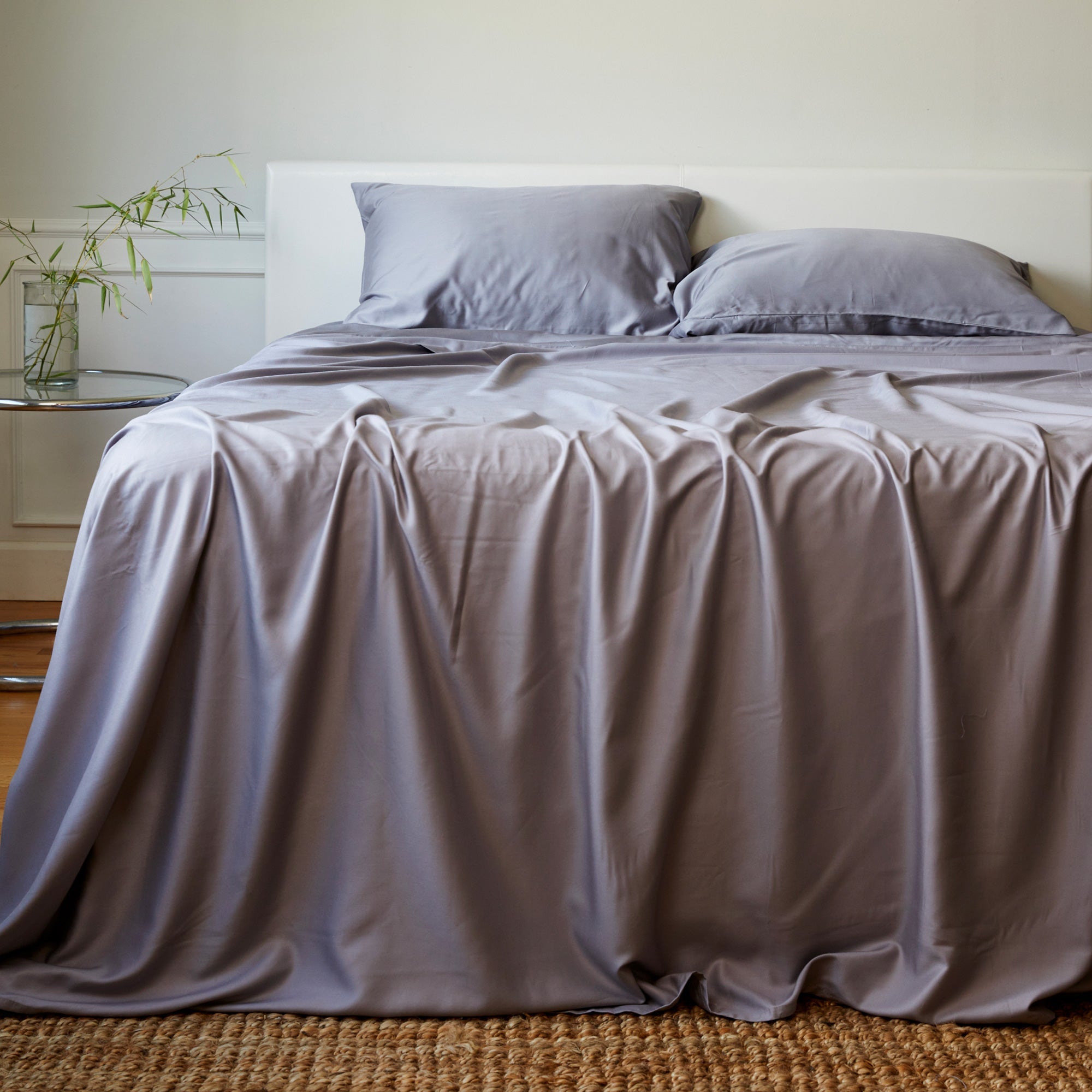 Bamboo Bed Sheet Set - Platinum