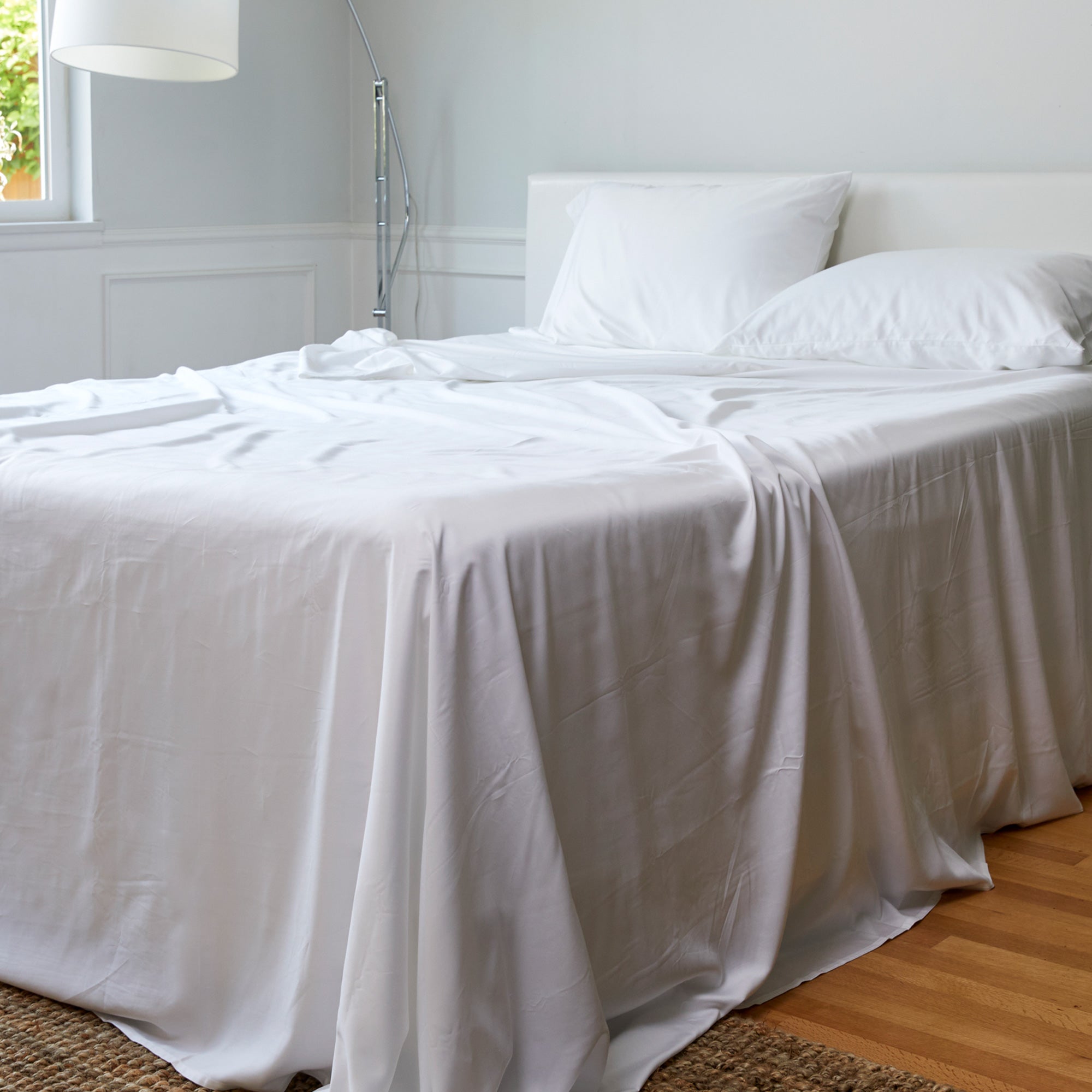 Bamboo Bed Sheet Set - White