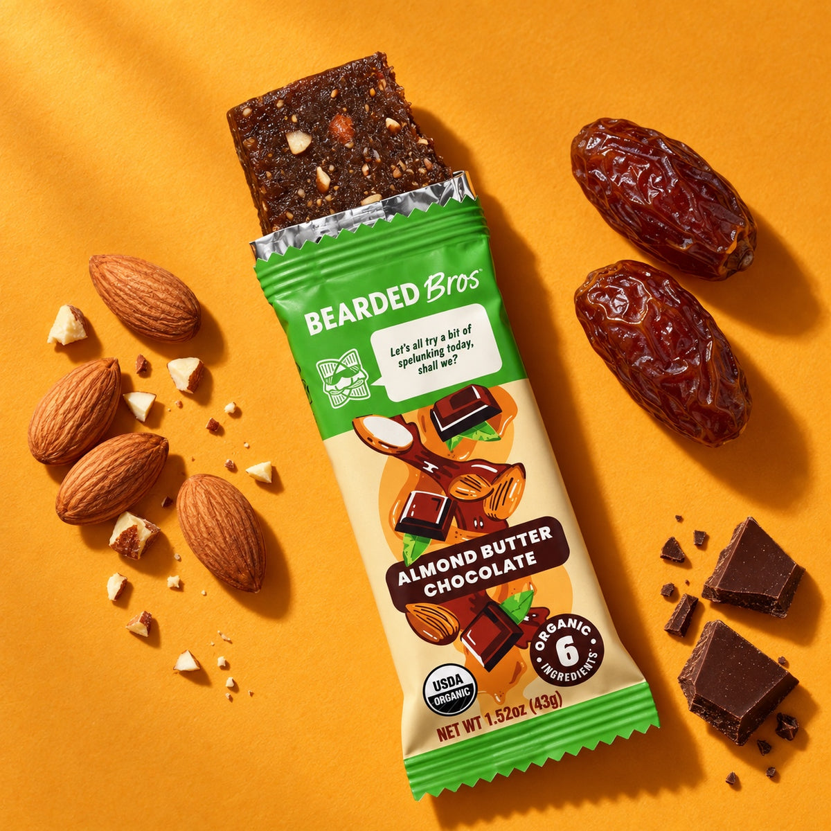 Awesome Almond Butter Chocolate Energy Bars (12 Pack)