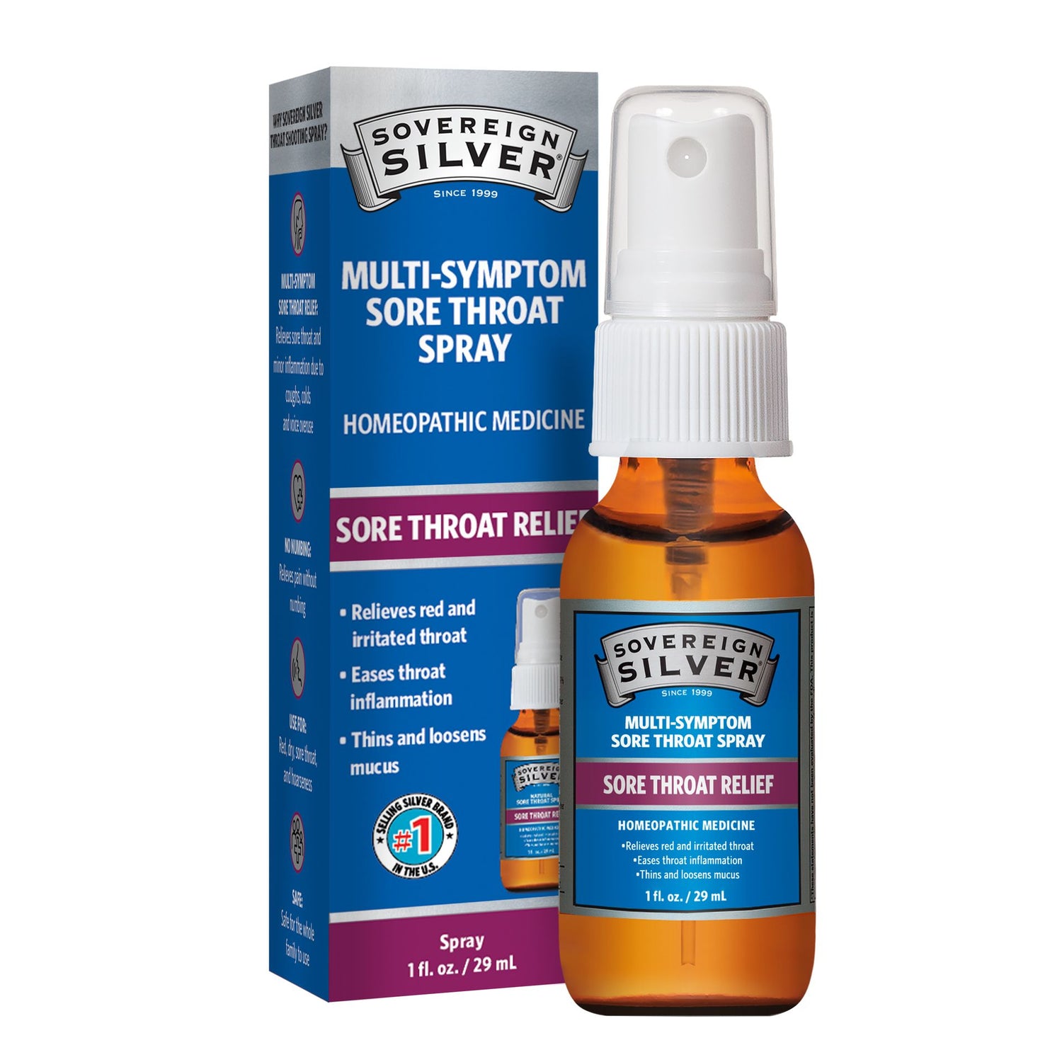 Multi-Symptom Sore Throat Spray 1 fl oz (29 ml)