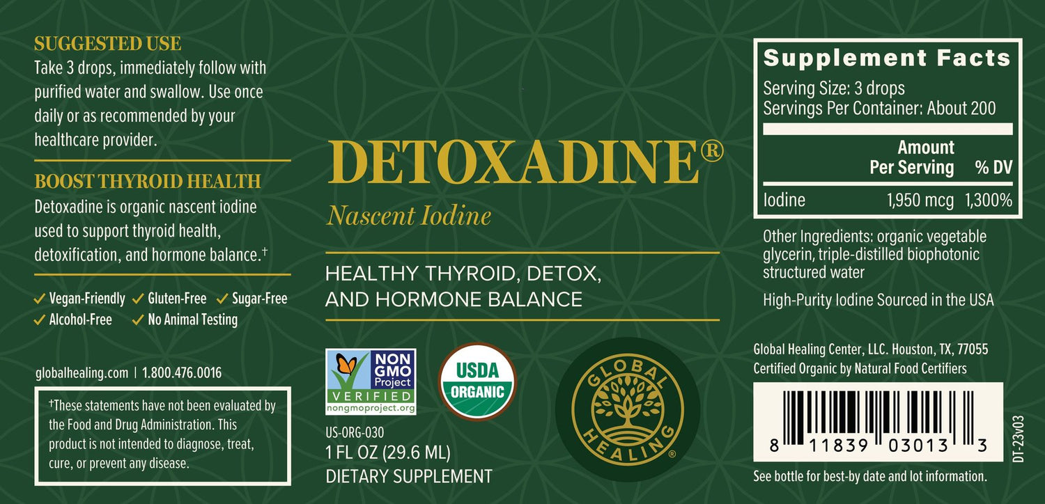 Detoxadine (Nascent Atomic Iodine) 1oz (29.6ml)