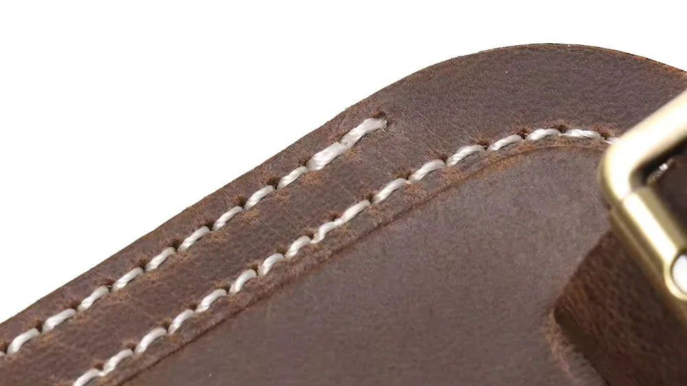 Full Grain Leather Luggage Tag