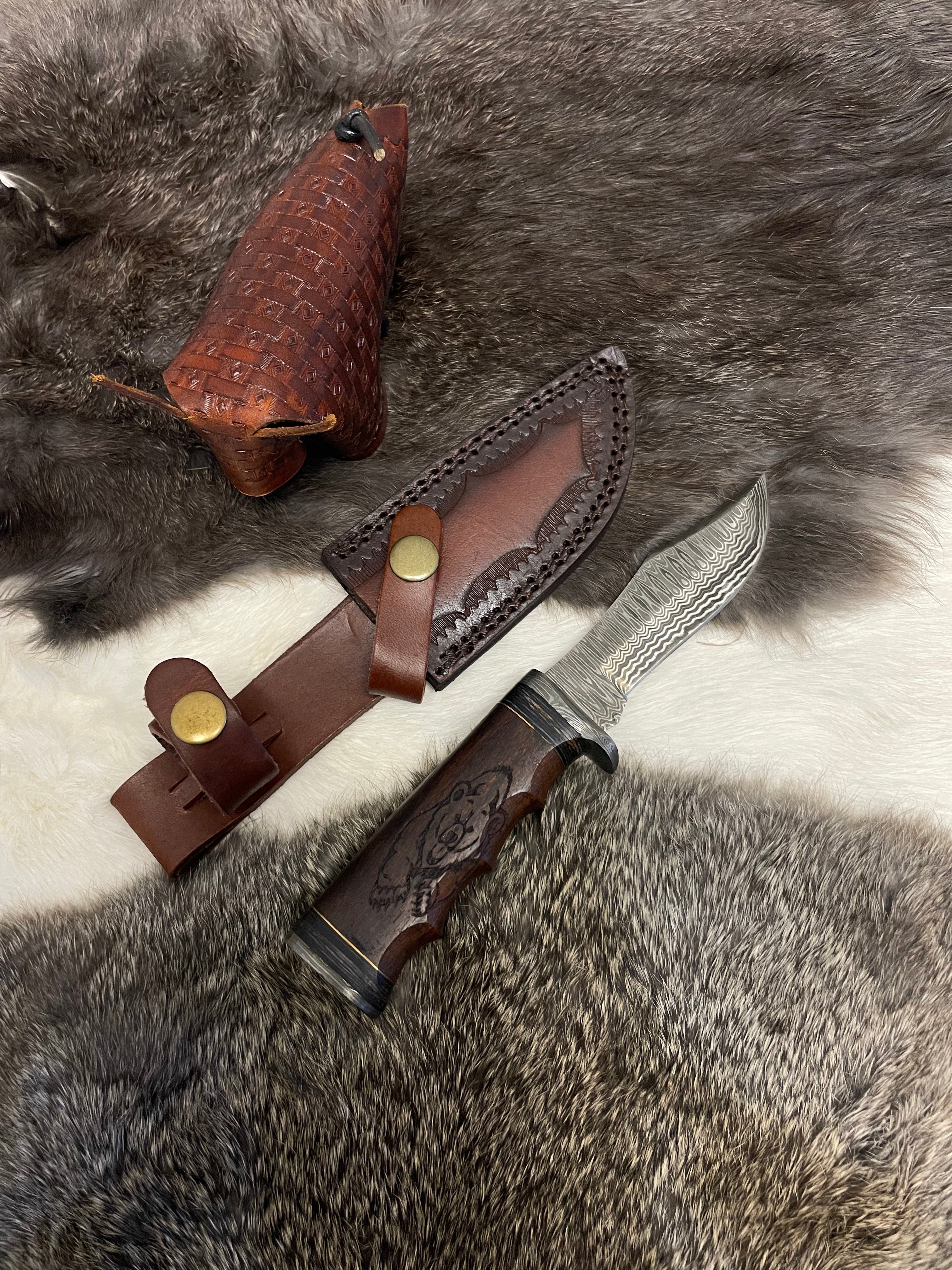 Grizzly Timberline Damascus Knife Damascus Knife TK-099 (Compact)