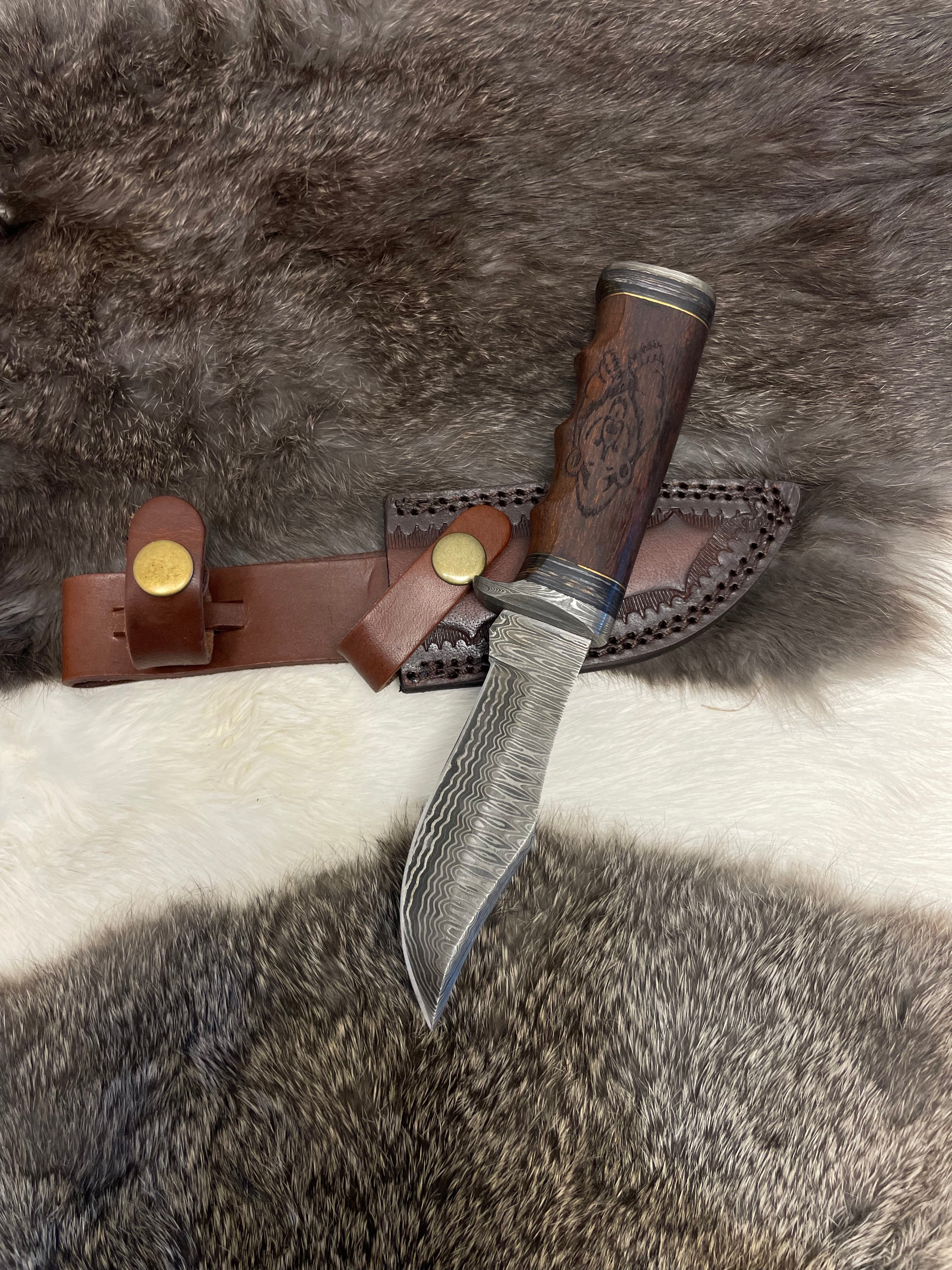 Grizzly Timberline Damascus Knife Damascus Knife TK-099 (Compact)