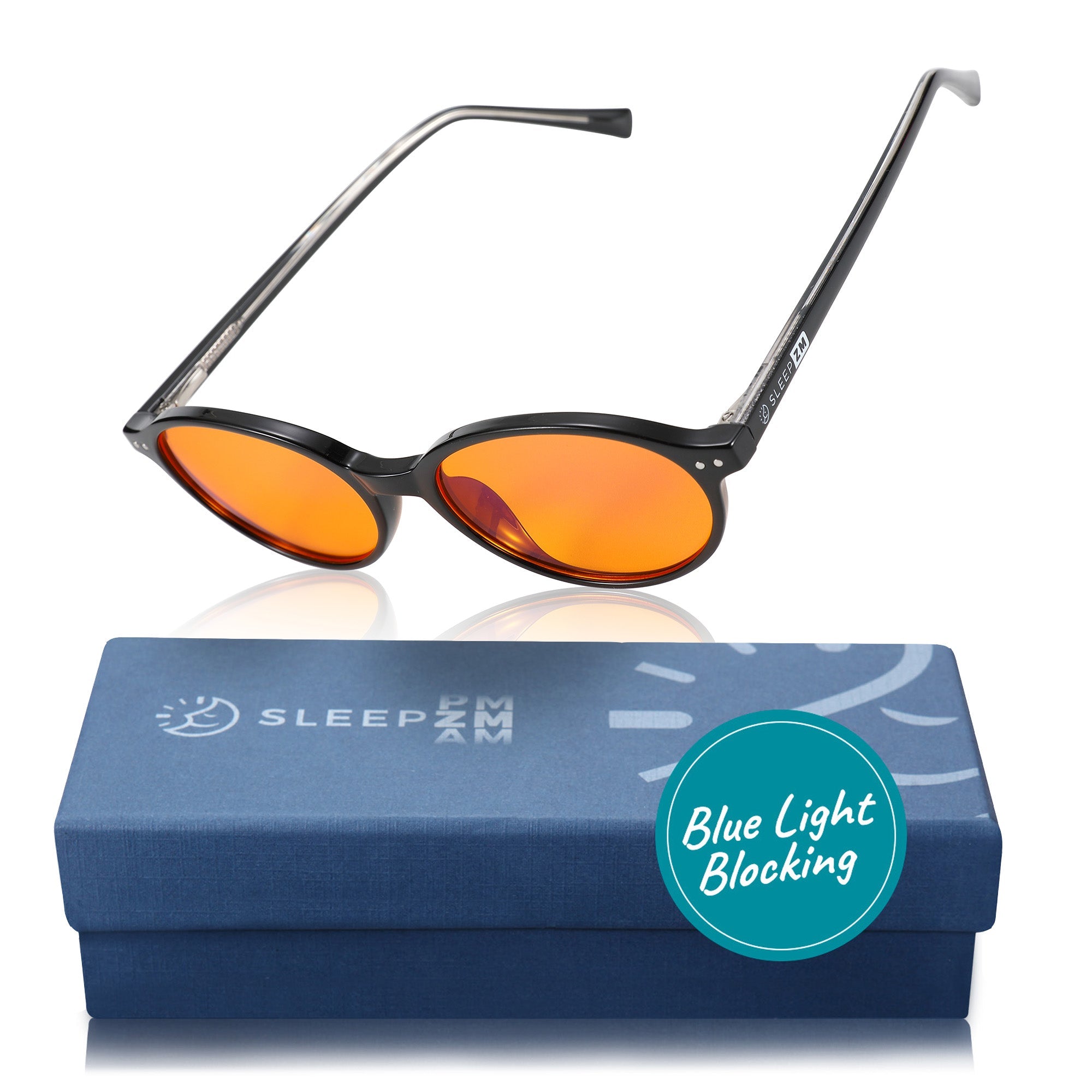 Night-time Ivy Blue Light Blocking Glasses - Black