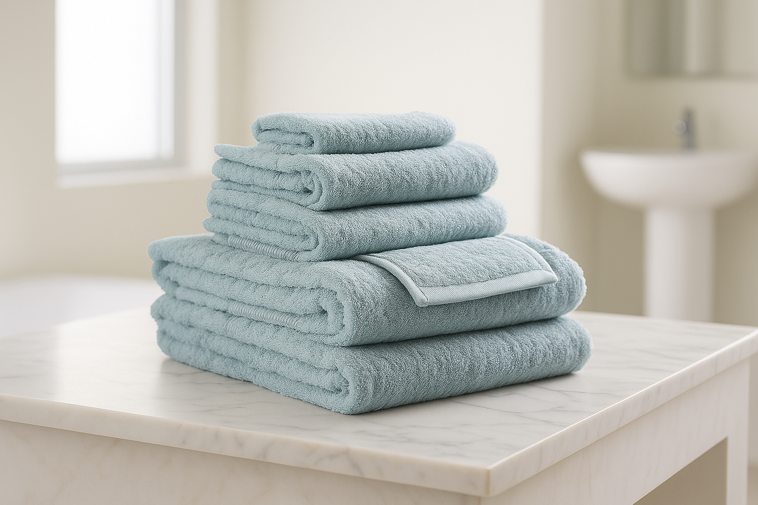 100% Organic Cotton Bath Towels Collection