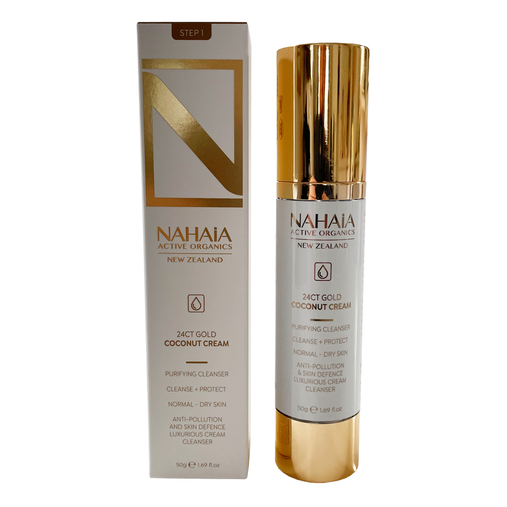 24CT GOLD COCONUT CREAM PURIFYING CLEANSER