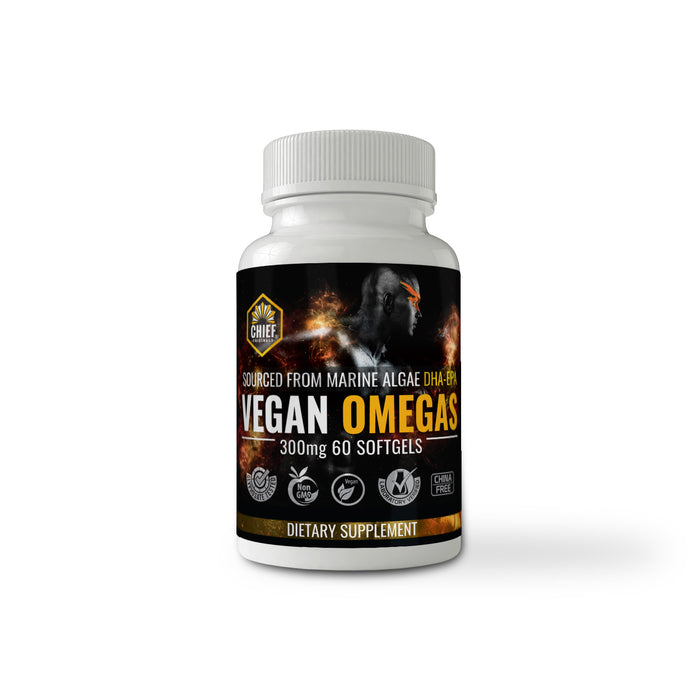 Vegan Omegas DHA-EPA 60 Softgels (Non-GMO and No Hexane)