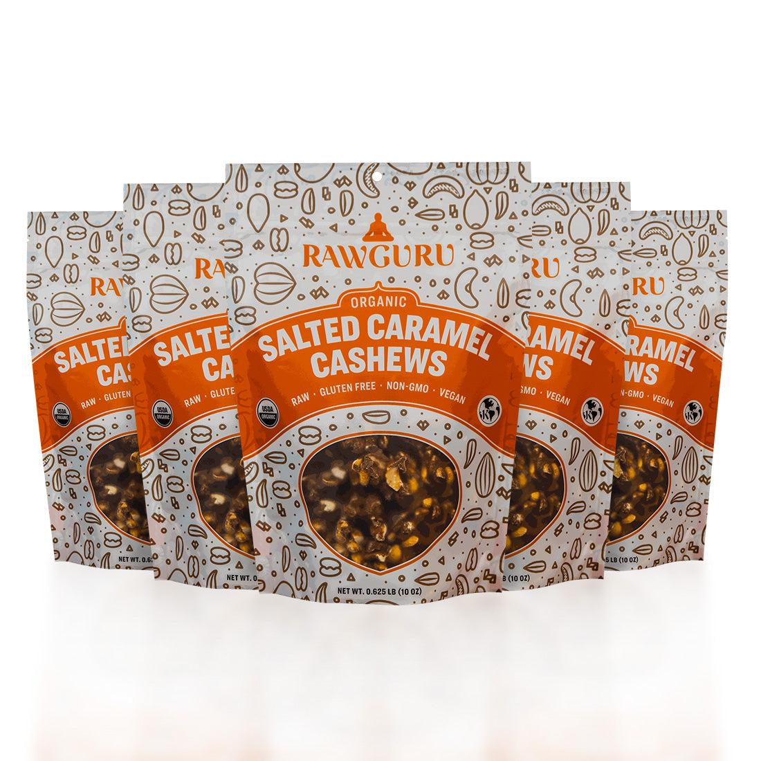 Organic Salted Caramel Cashews 2 oz (6-Pack)
