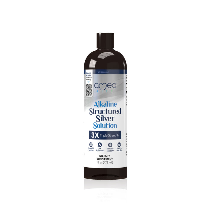 pH Balanced Alkaline Silver Solution 16 oz (473ml)