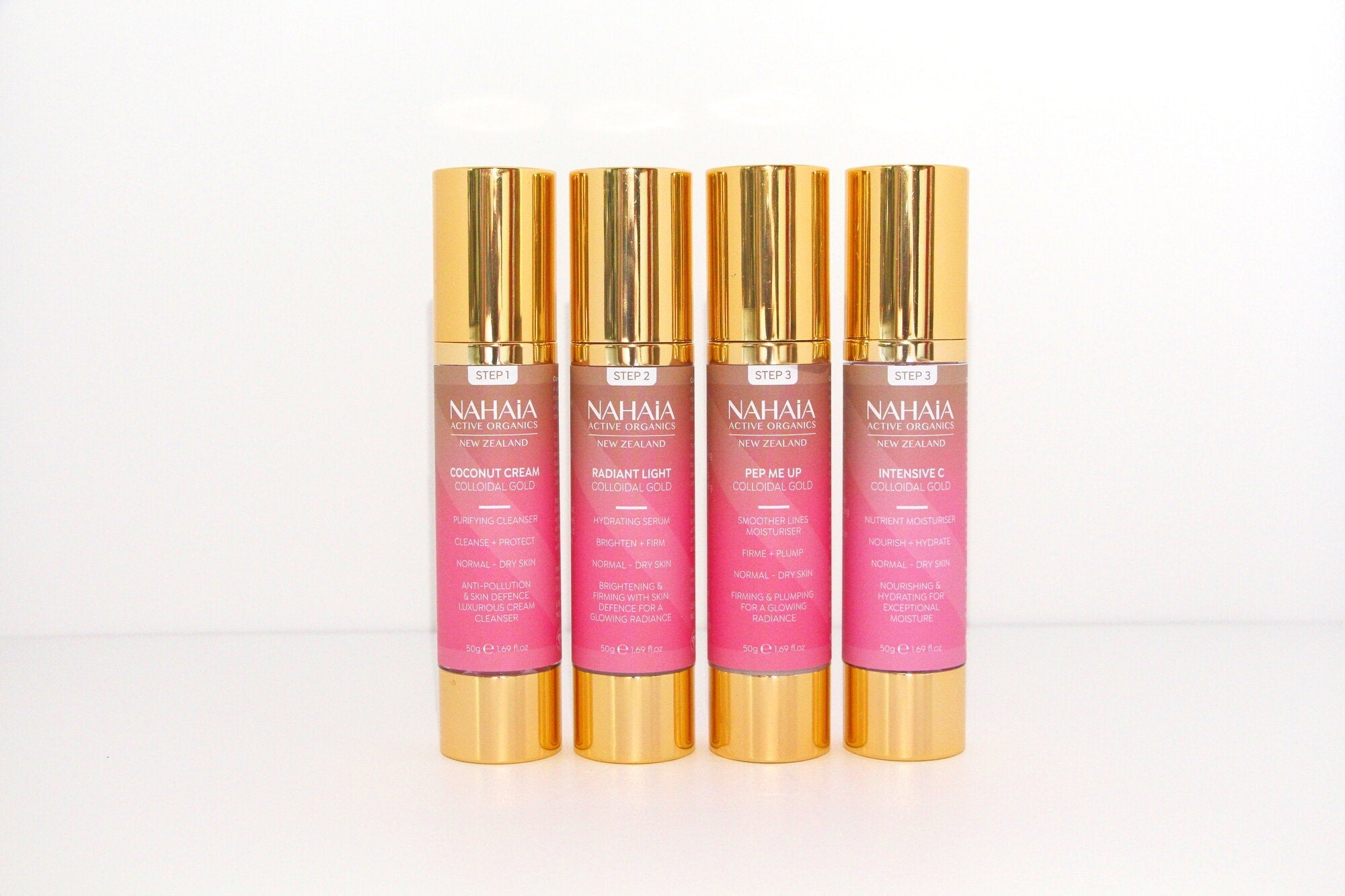 PREMIUM 4 pack - Bundle 4 Coconut Cream, Radiant Light, Pep me Up, Intensive C