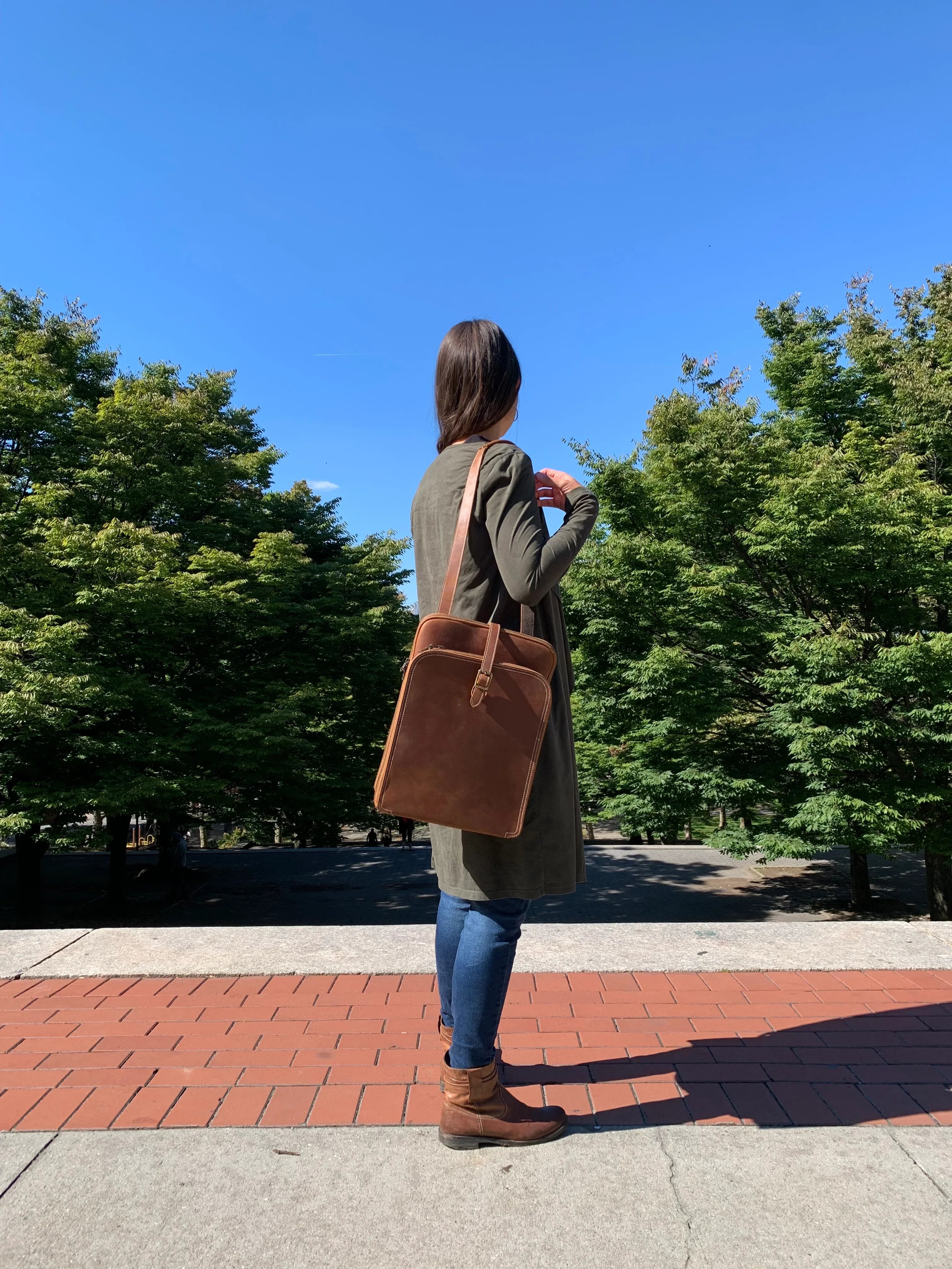 Sachi Leather Backpack | Small Women&