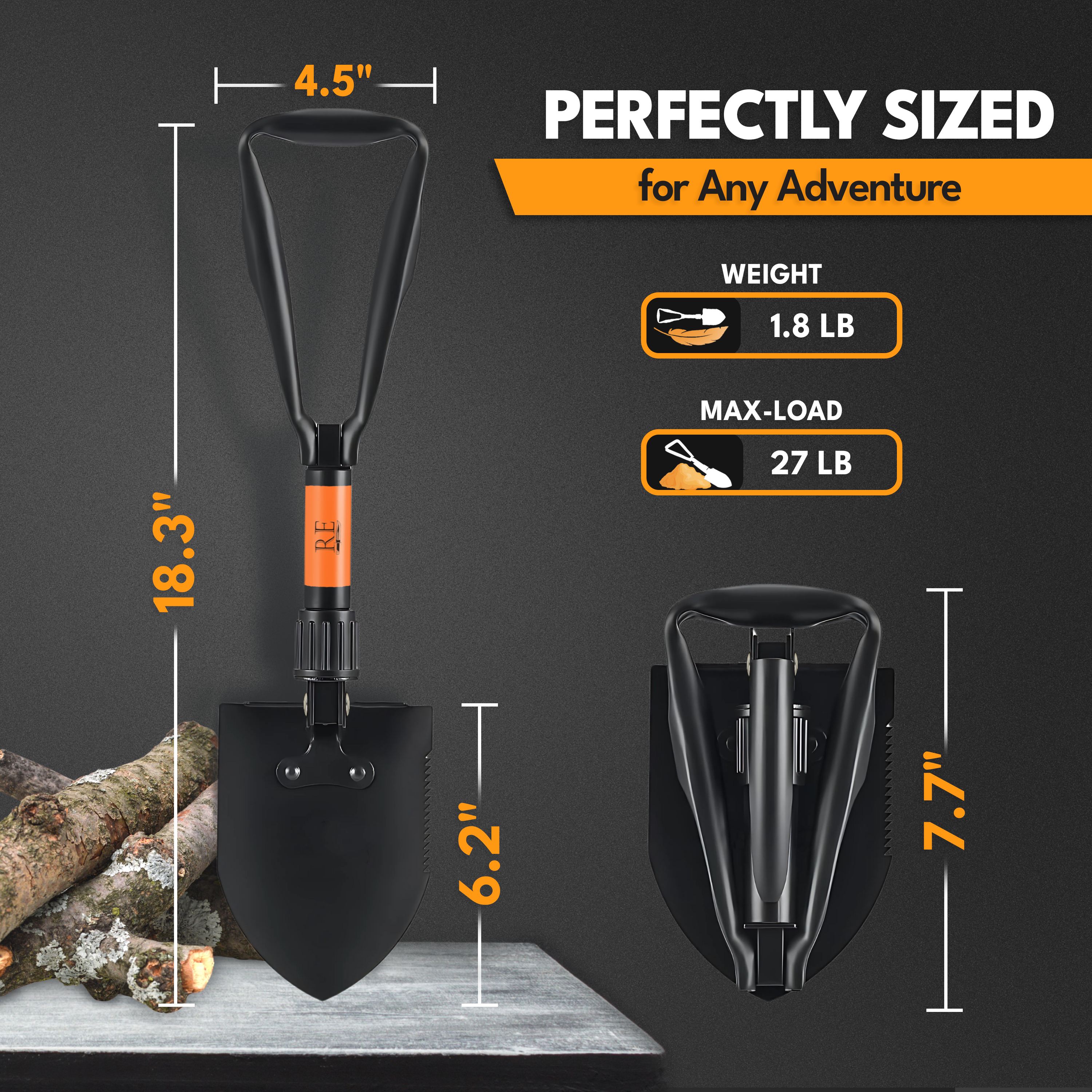 Tactical Folding Shovel