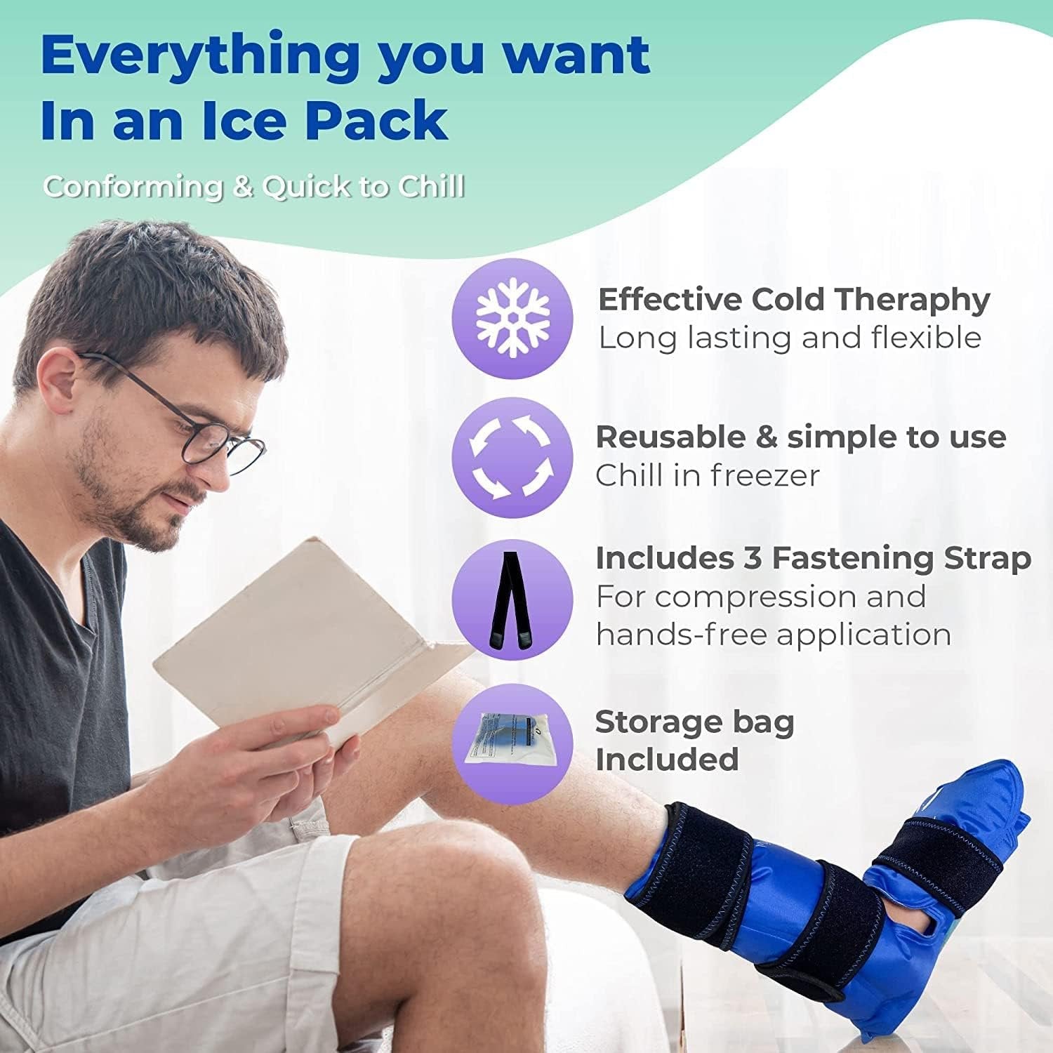 MHP Foot & Ankle Gel Ice Pack