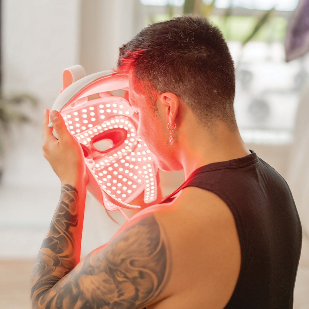 MitoGLOW™ LED Red Light Therapy Face Mask - FDA Cleared, 1,064 LEDs, 4 Wavelengths