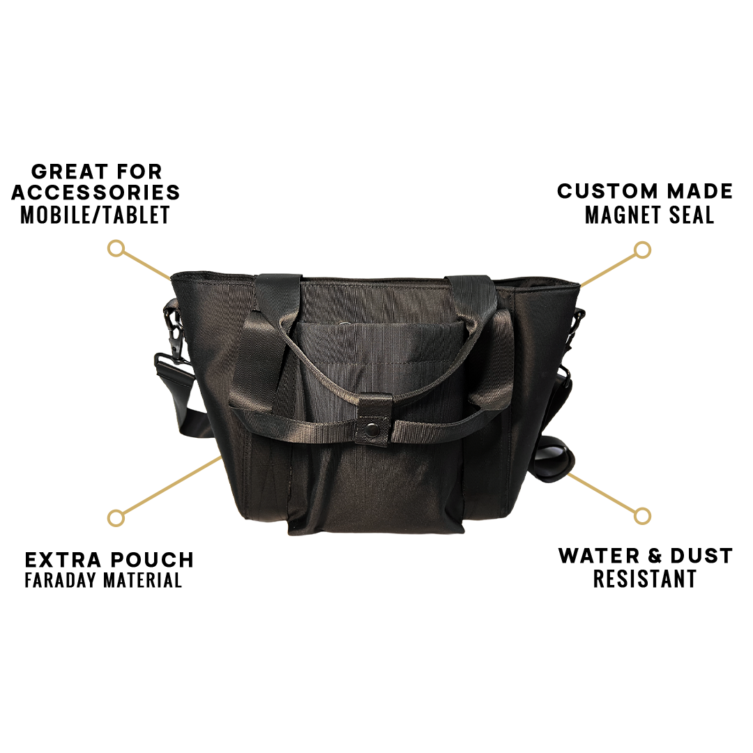 Stylish Women’s Handbag with Faraday Pockets (small)