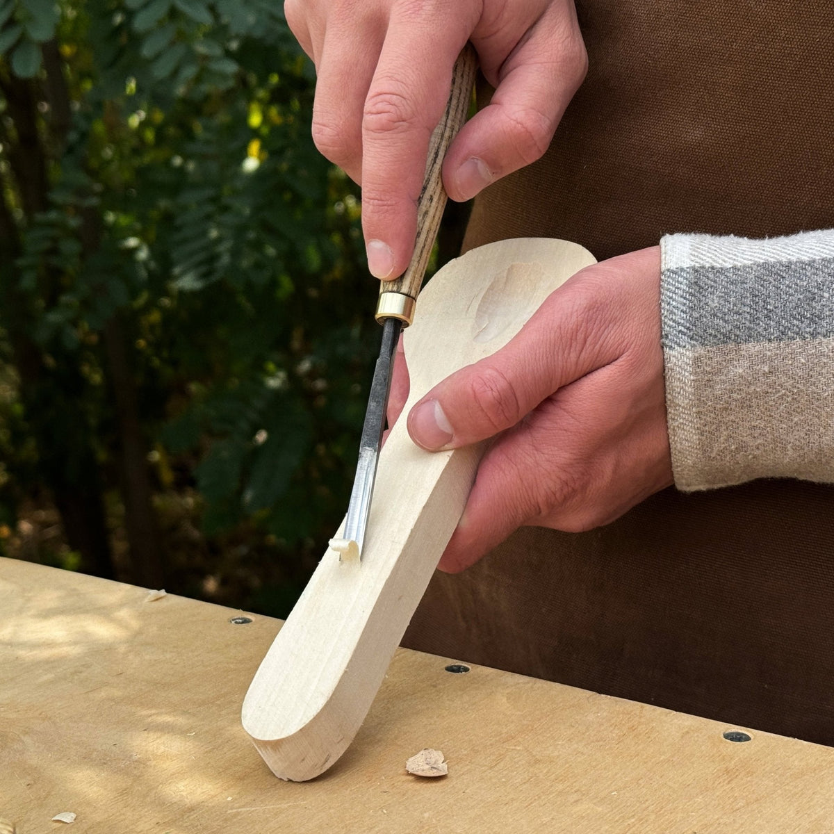 Straight Wood Carving Gouge, 5-12 mm / 0.20-0.47 in