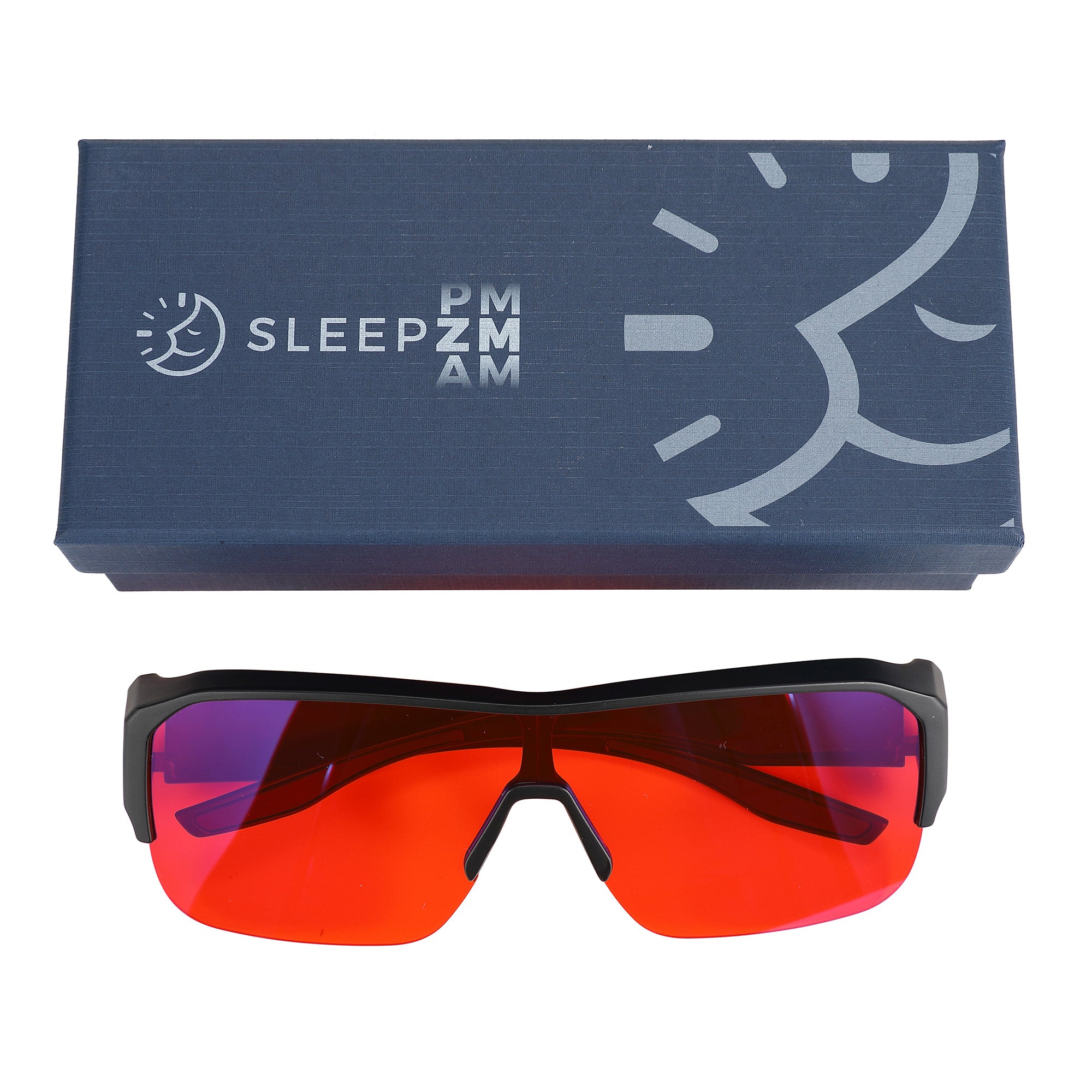 Night-time Max XXL Fit Over Blue Light Blocking Glasses - Black