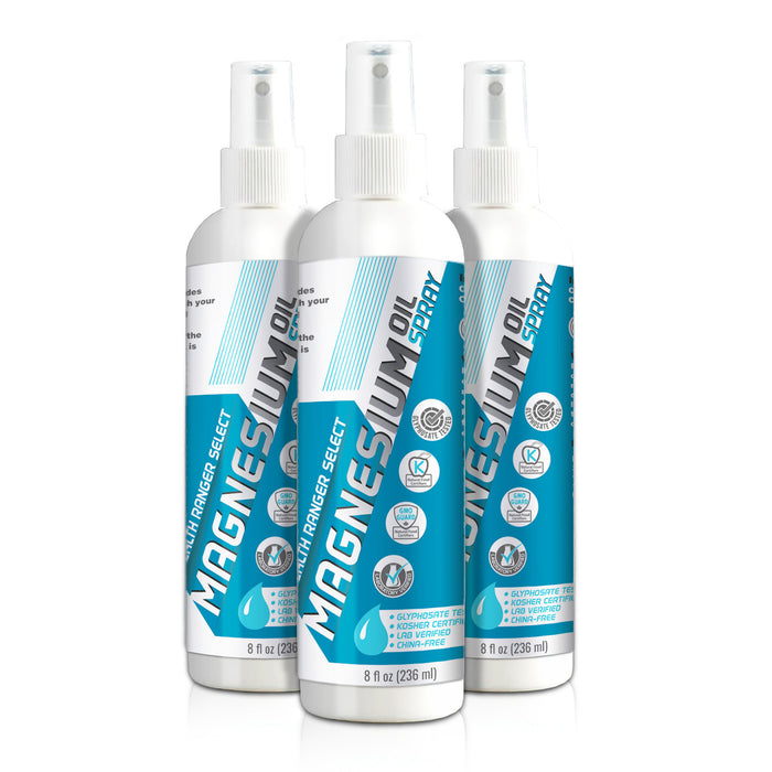 Magnesium Oil Spray 8 fl oz (236ml) (3-Pack)
